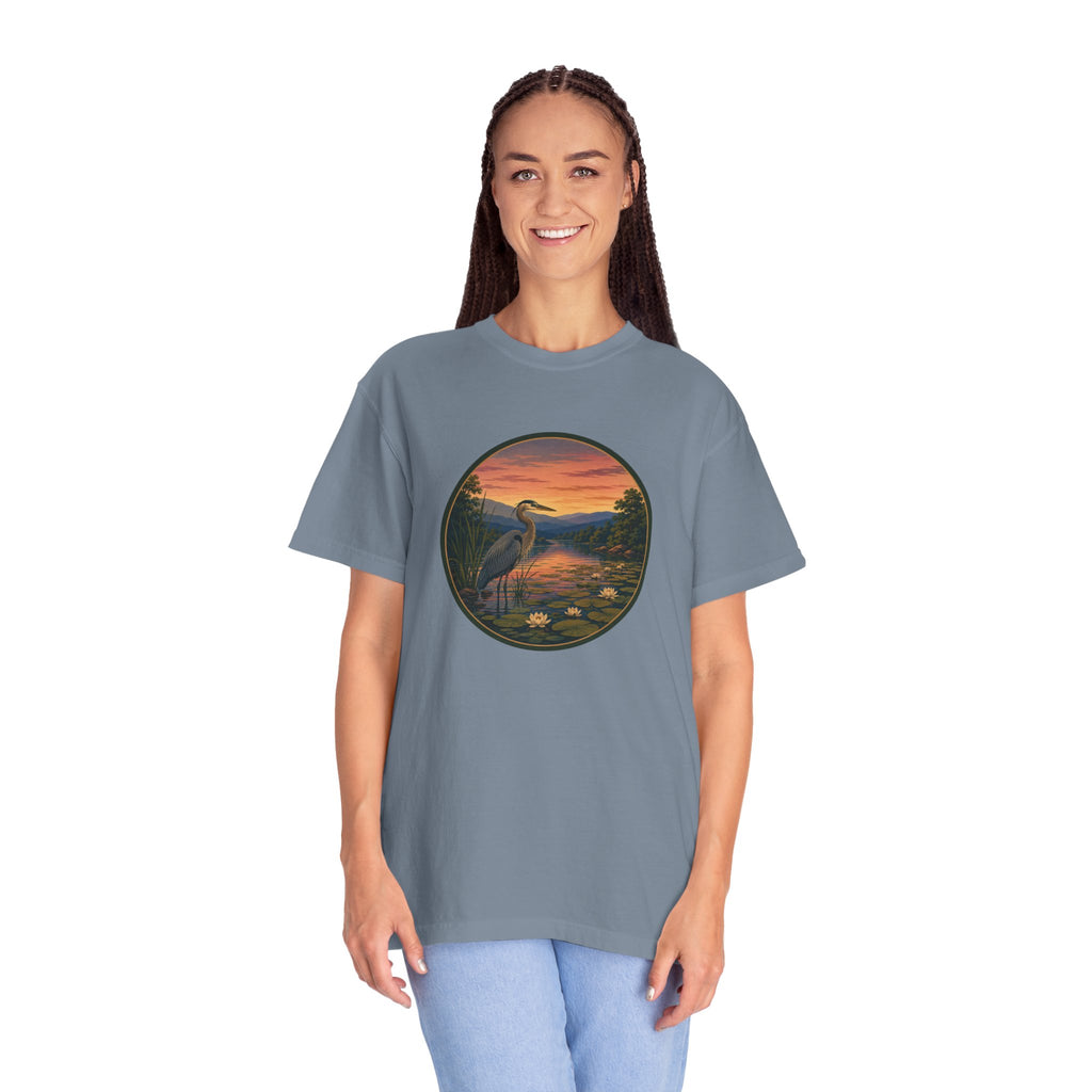 Heron Sunset T-Shirt
