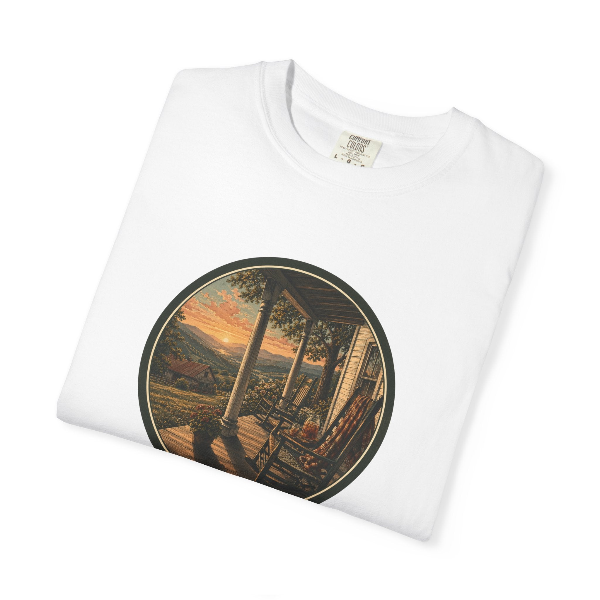 Scenic Porch Sunset T-Shirt