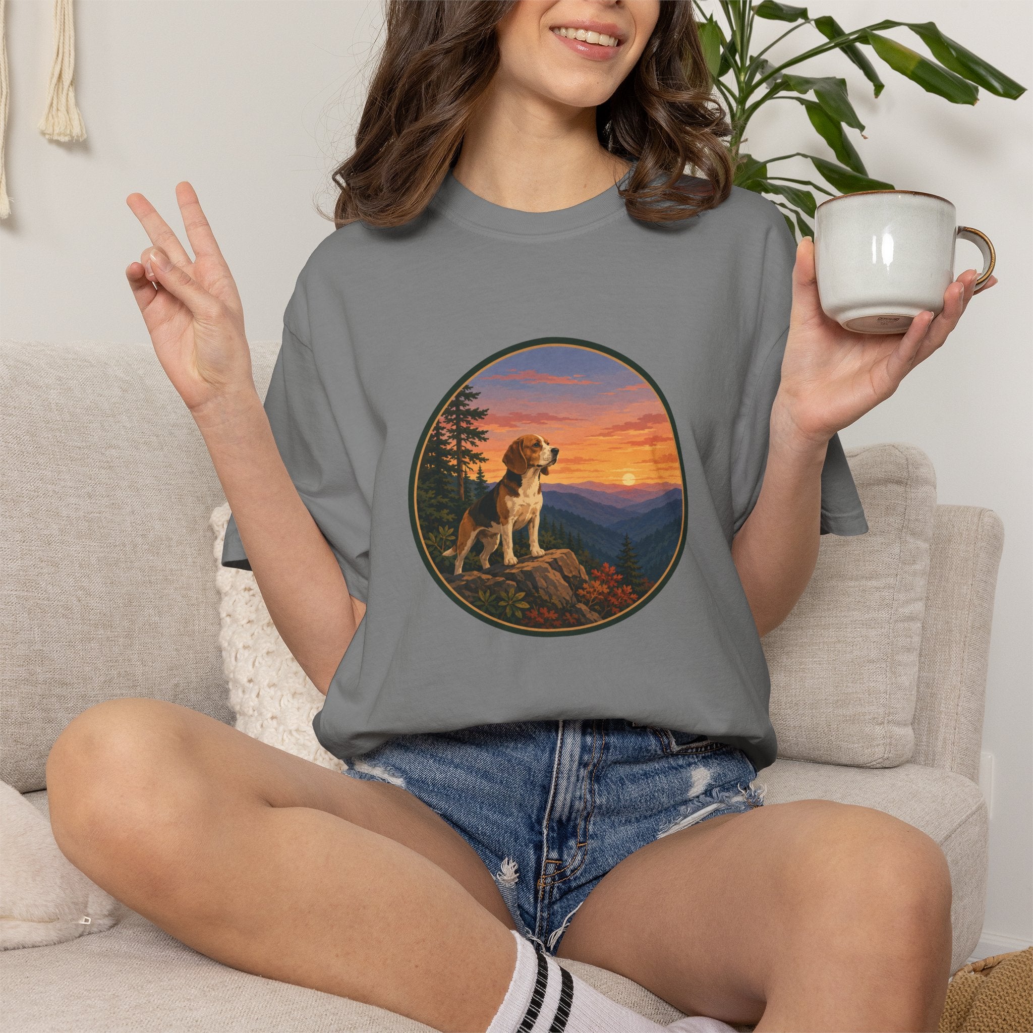 Beagle Mountain Sunset T-Shirt