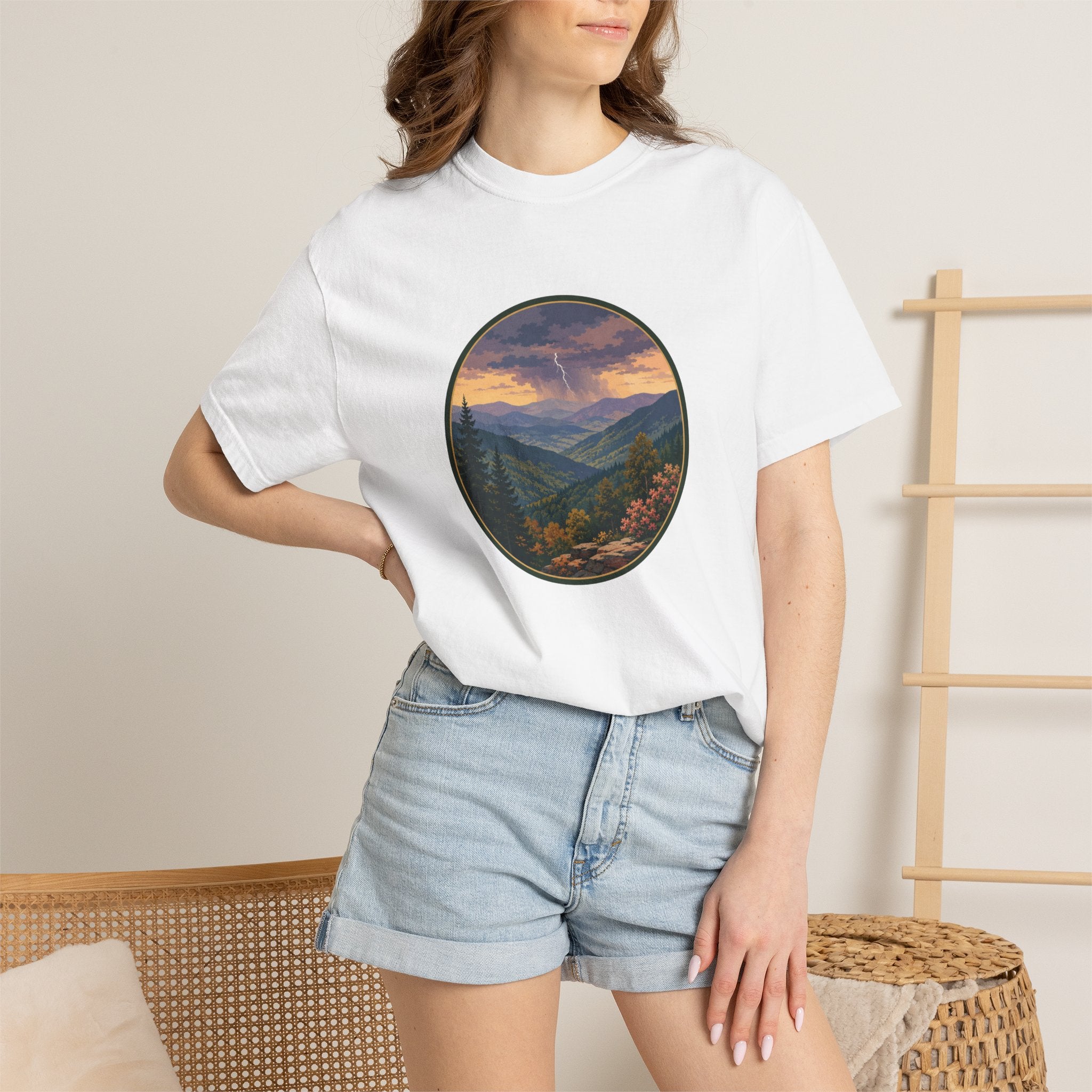 Scenic Blue Ridge Mountain Thunderstorm T-Shirt
