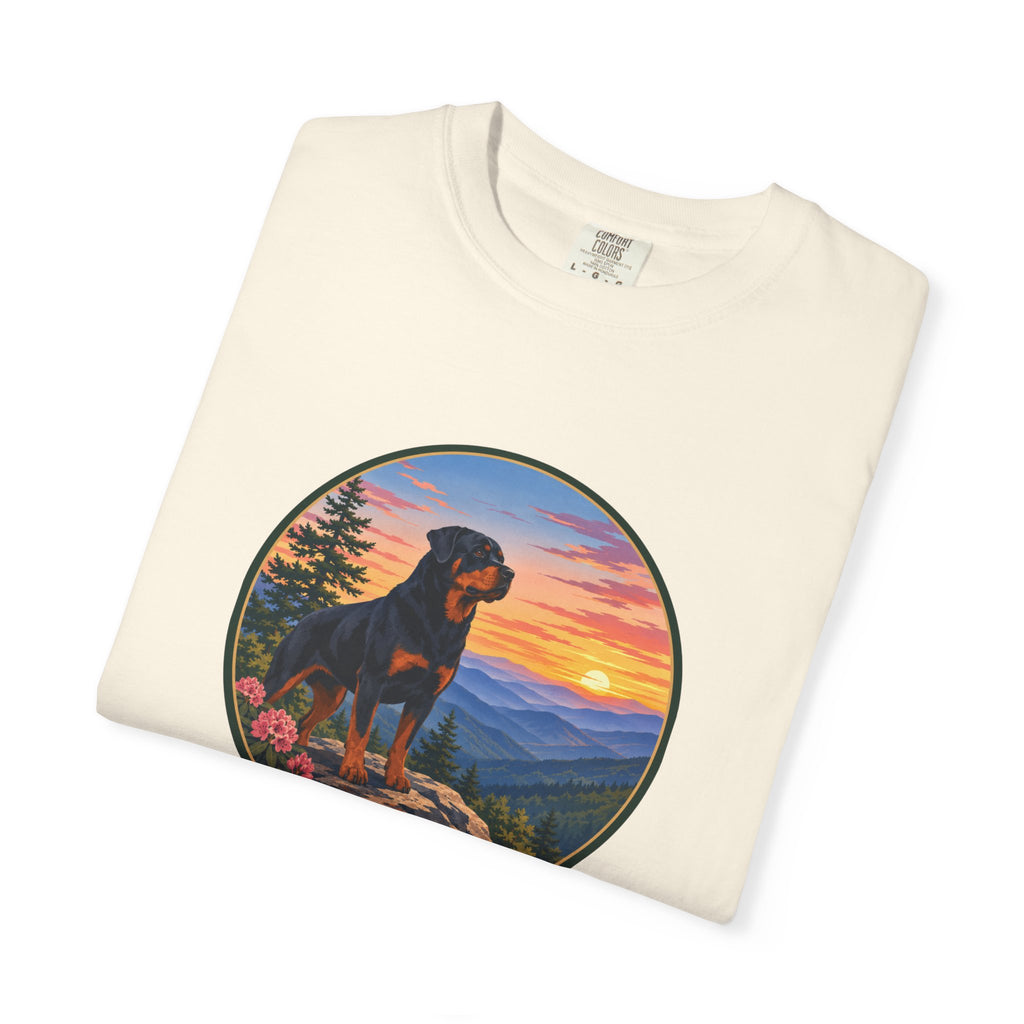 Rottweiler Mountain Sunset T-Shirt