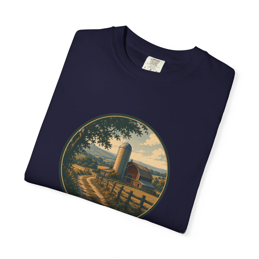 Barn and Farm Country T-Shirt - Vintage Farm Graphic