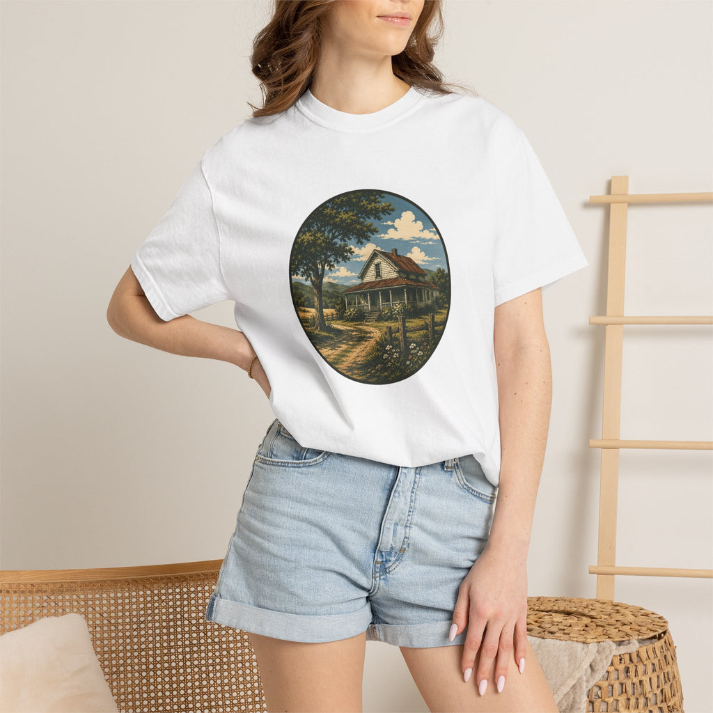 Vintage Country Cottage T-Shirt