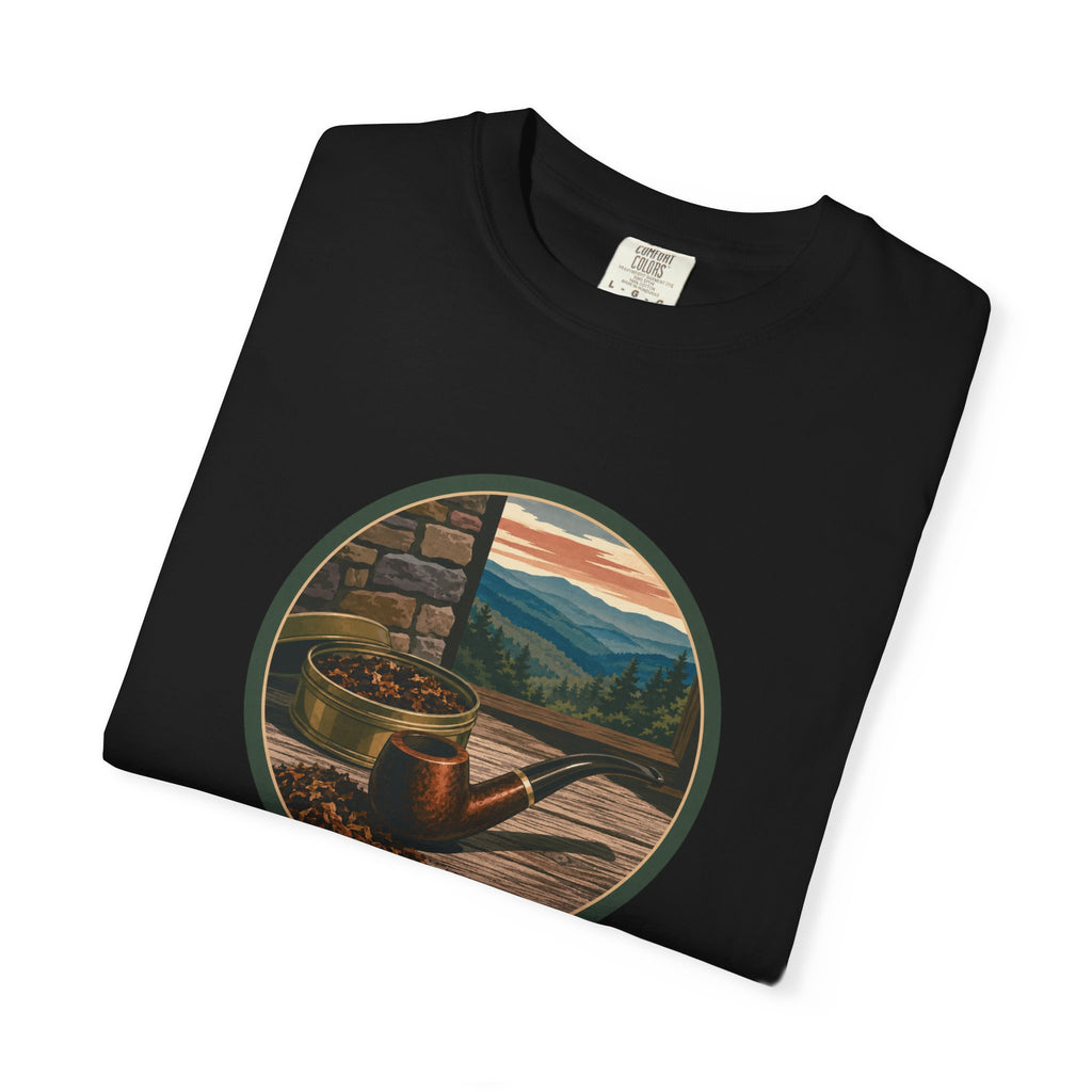 Vintage Tobacco Pipe Circle T-Shirt