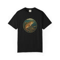 Rainbow Trout Circle Graphic T-Shirt