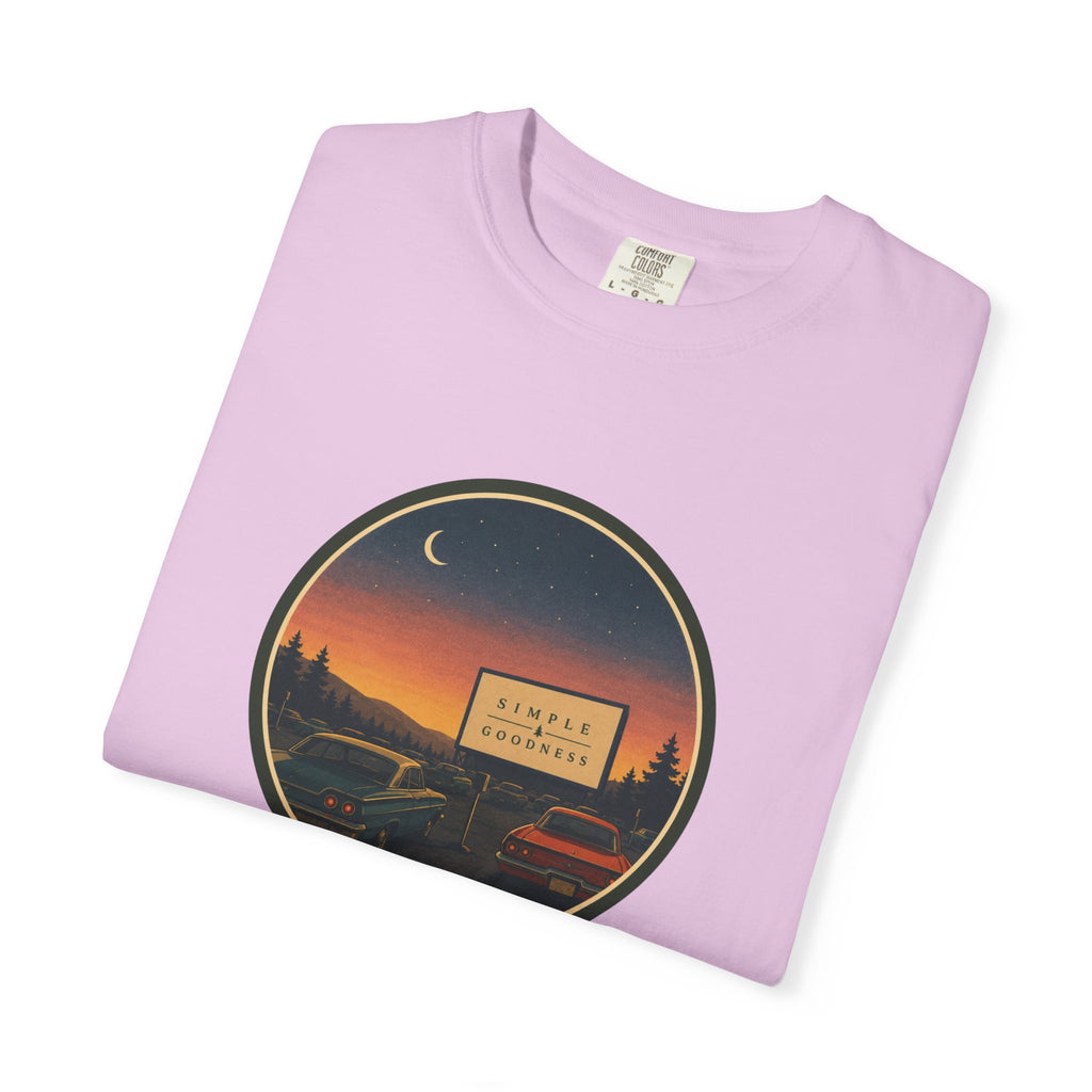 Vintage Drive-In Movie T-Shirt — Scenic Retro Outdoors Tee