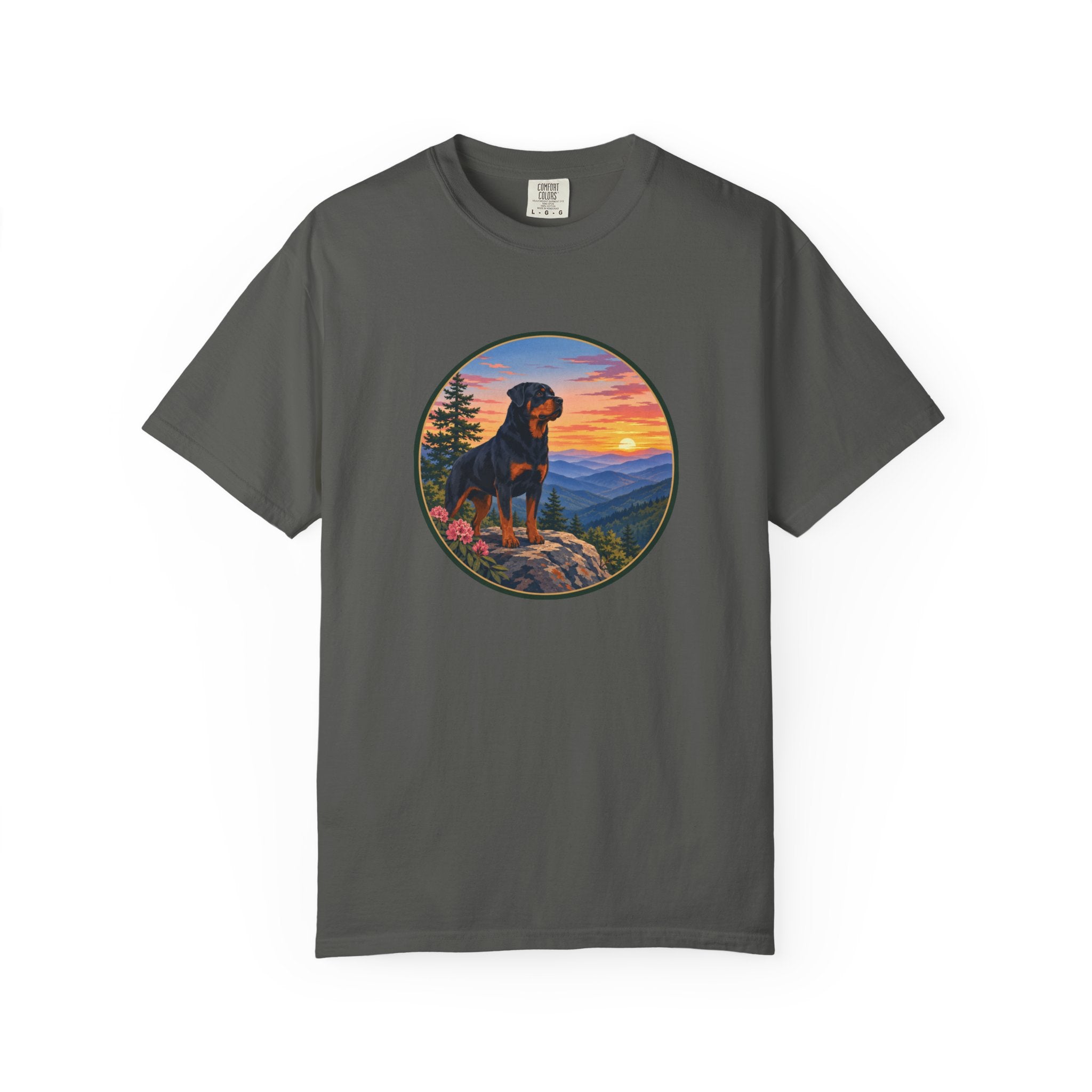 Rottweiler Mountain Sunset T-Shirt