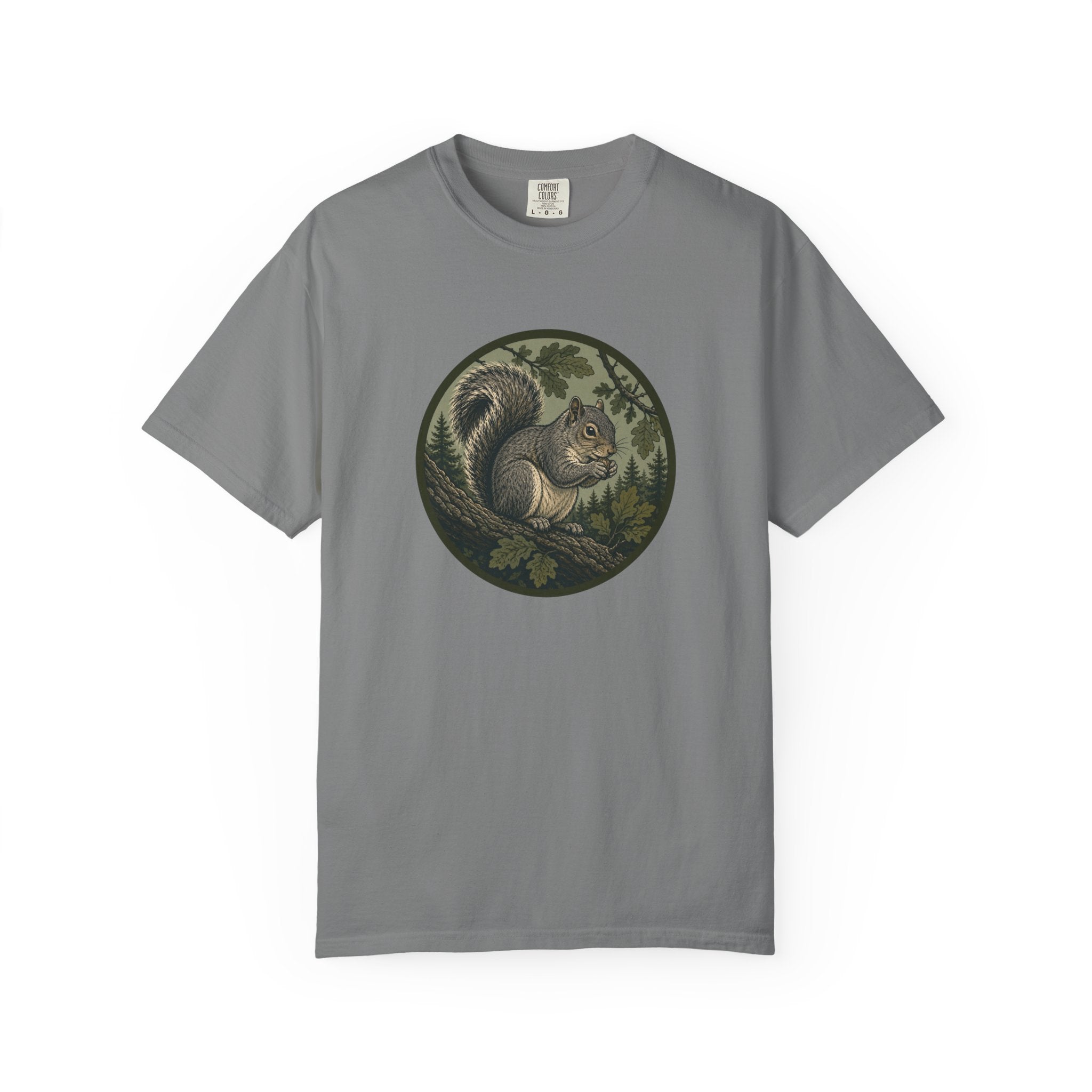Squirrel Circle Graphic T-Shirt