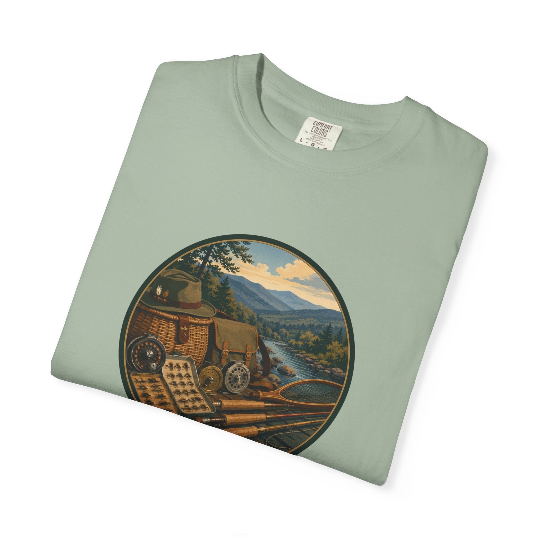 Vintage Fly Fishing T-Shirt — Retro Outdoors Graphic Tee