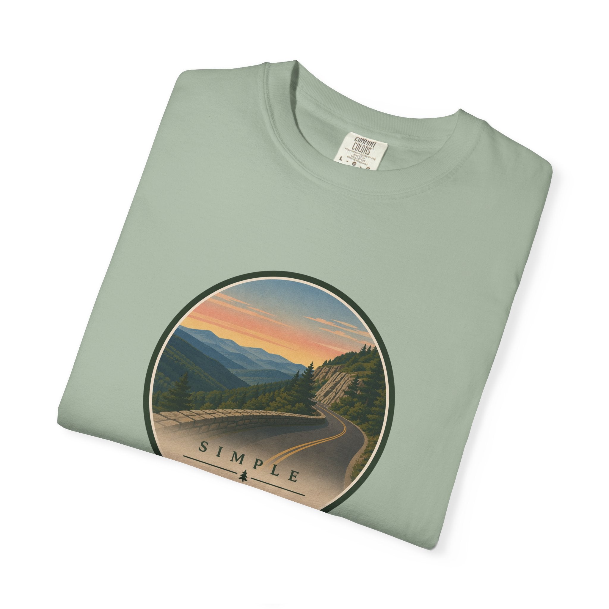 Scenic Sunset Road T-Shirt — Simple Goodness Graphic Tee