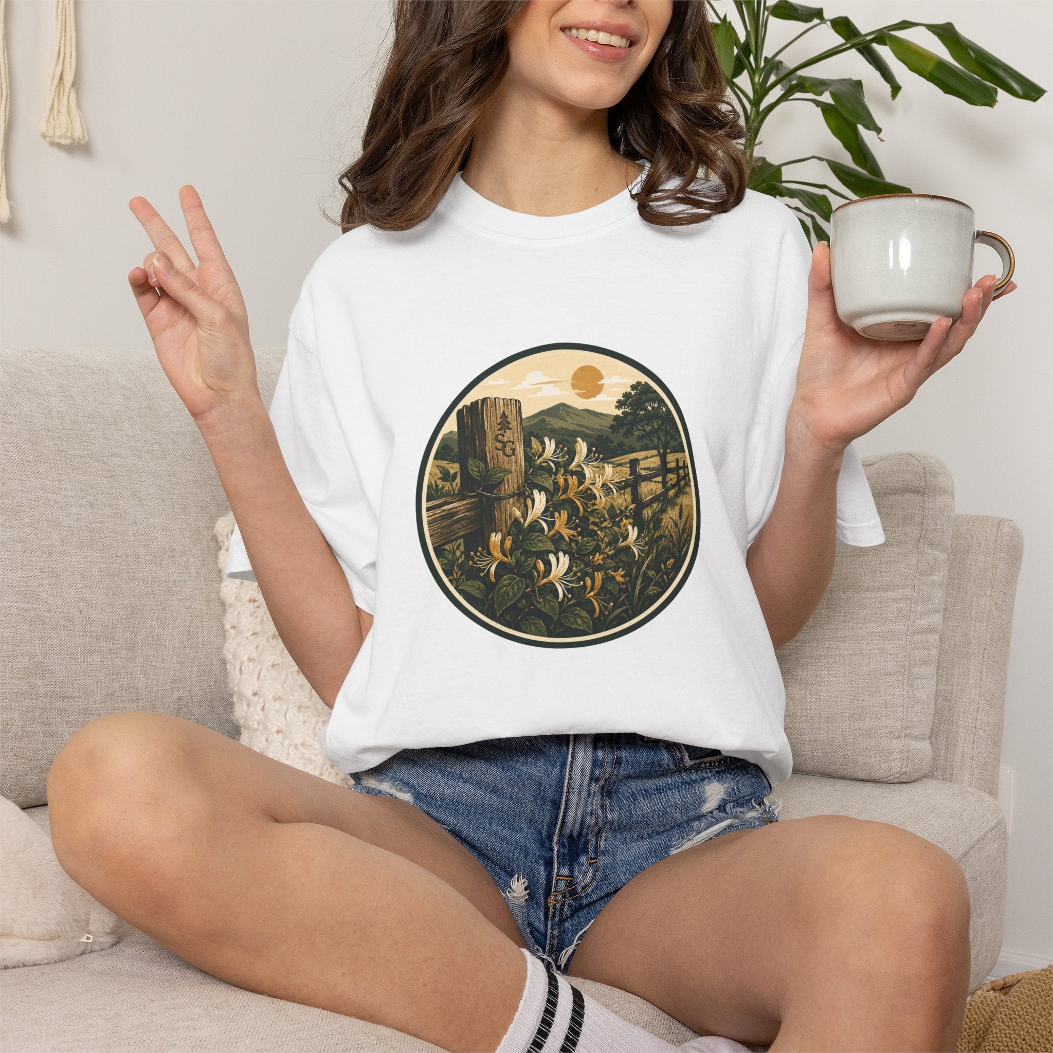 Vintage Country Garden T-Shirt