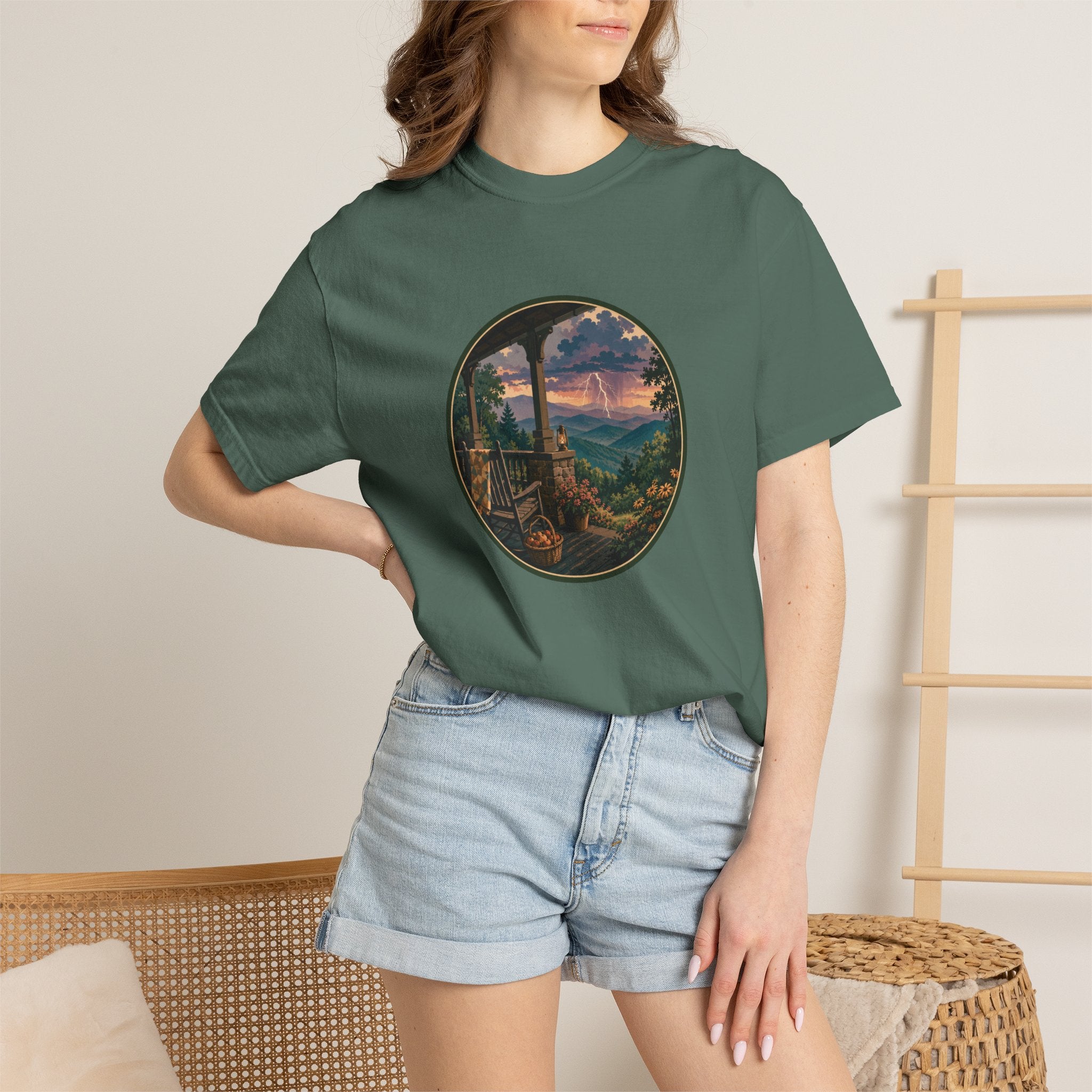 Scenic Mountain Storm T-Shirt