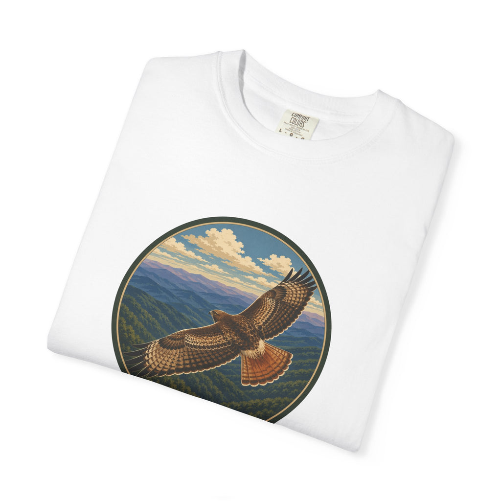 Soaring Hawk T-Shirt — Mountain Flight Graphic Tee