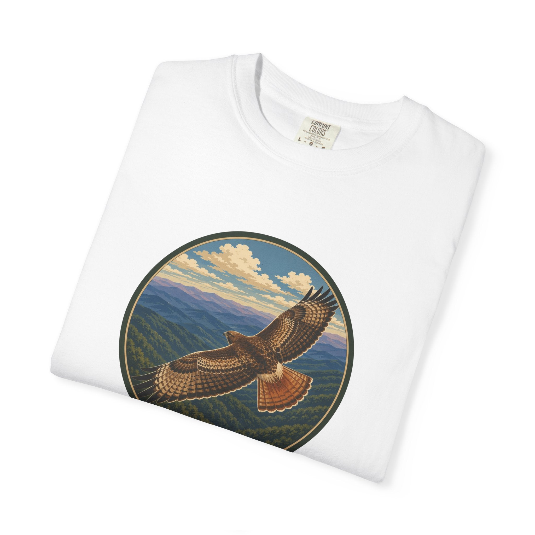 Soaring Hawk T-Shirt — Mountain Flight Graphic Tee