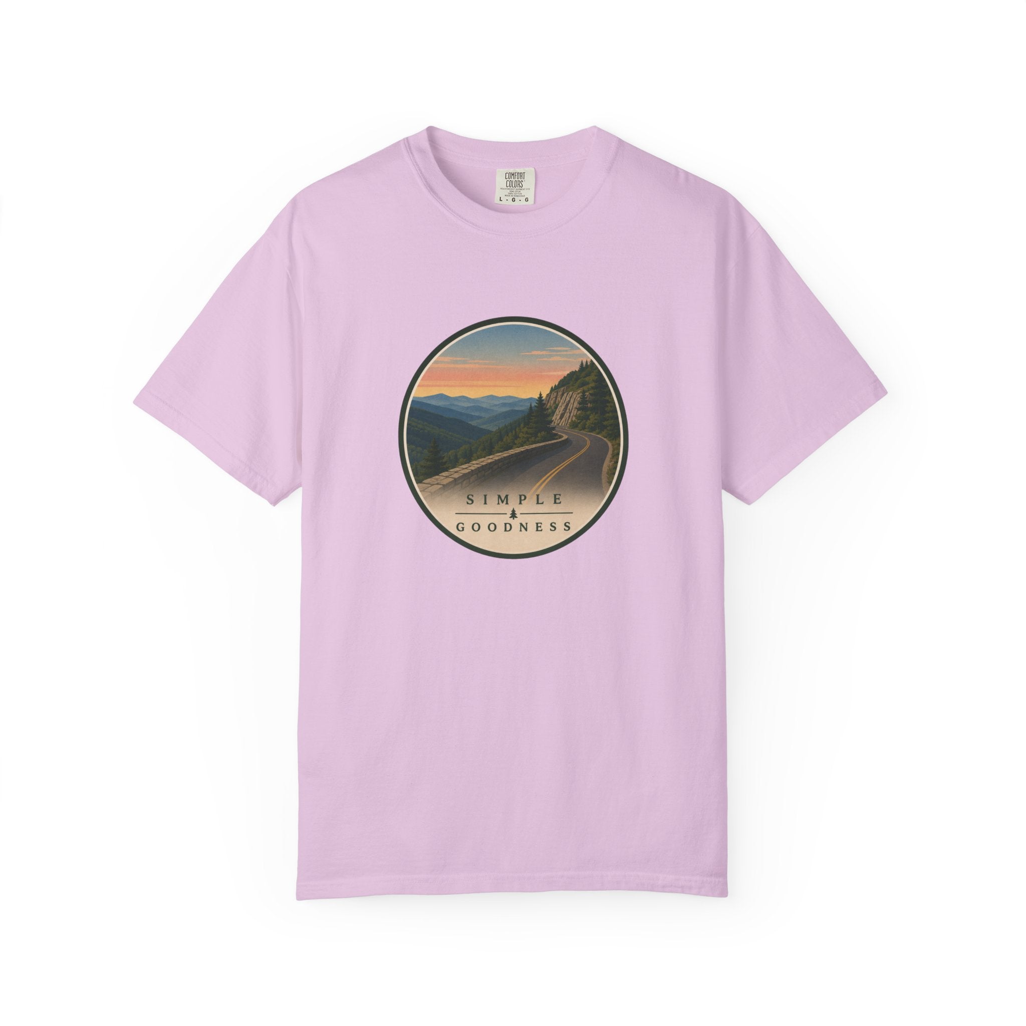 Scenic Sunset Road T-Shirt — Simple Goodness Graphic Tee