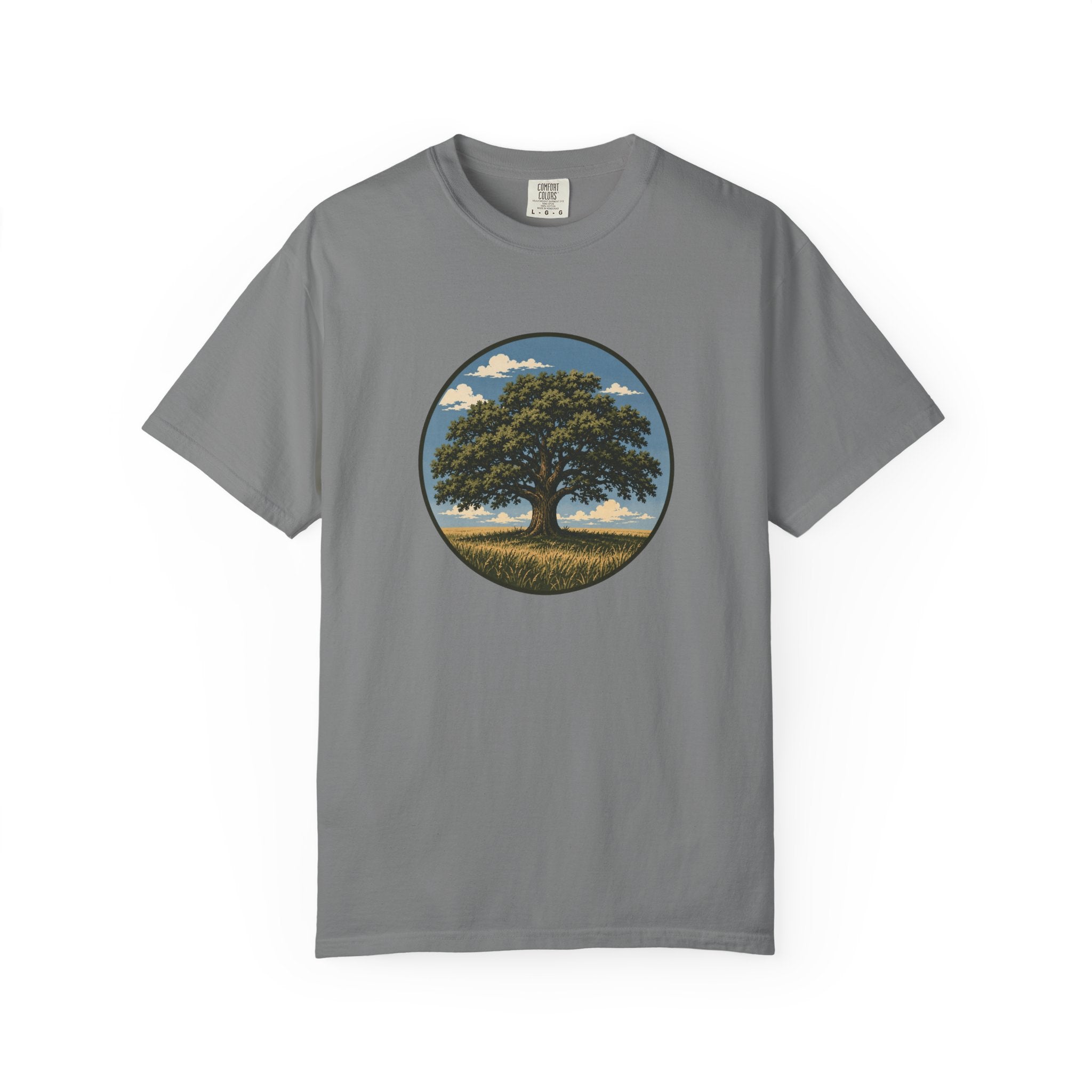 Tree of Life T-Shirt — Vintage Oak Landscape Graphic Tee