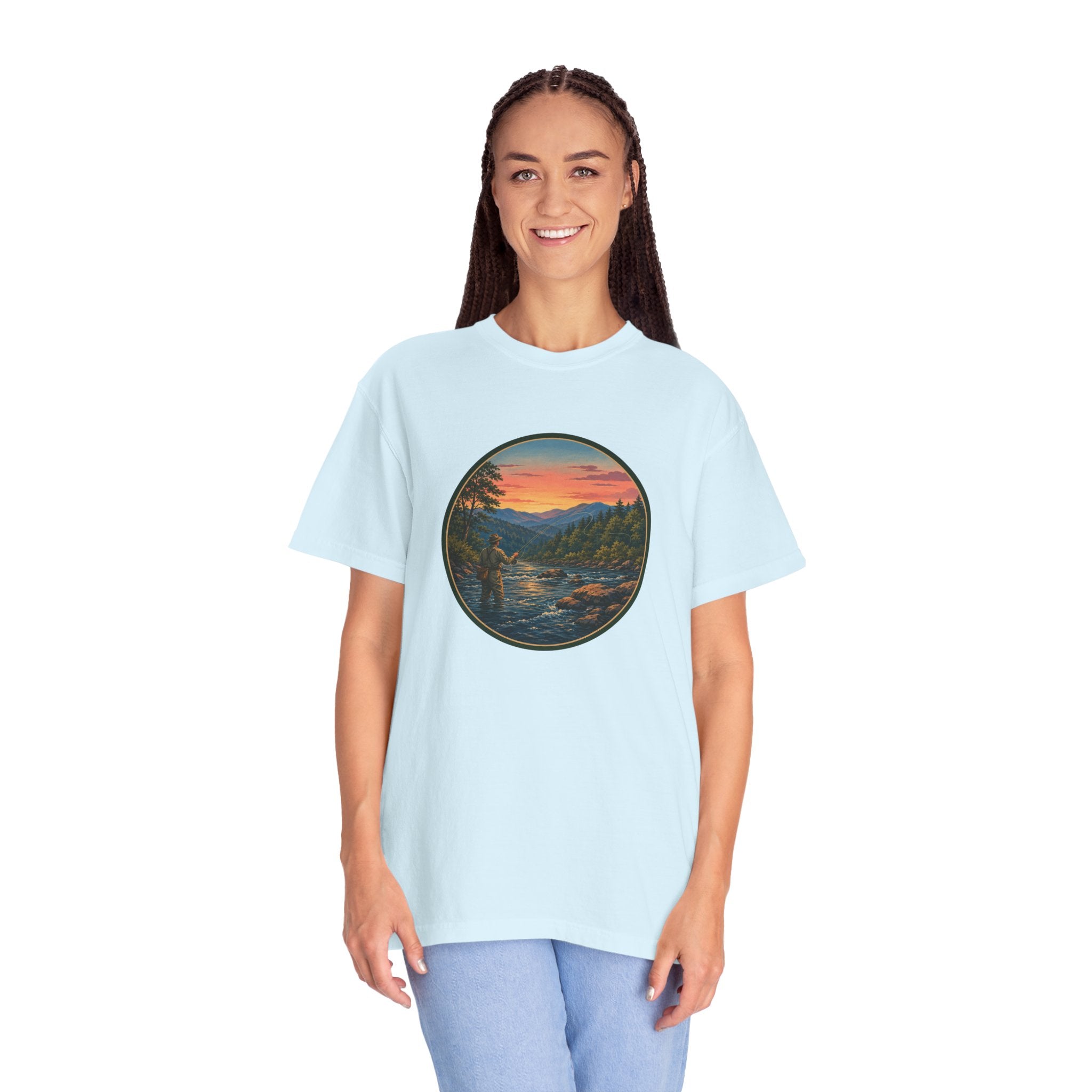 Sunset River Fly Fishing T-Shirt