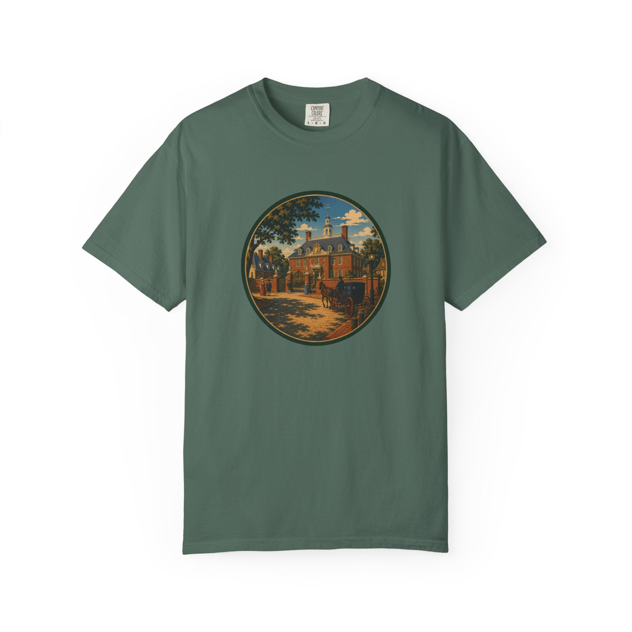 Historic Estate Circle T-Shirt — Colonial Landmark Tee