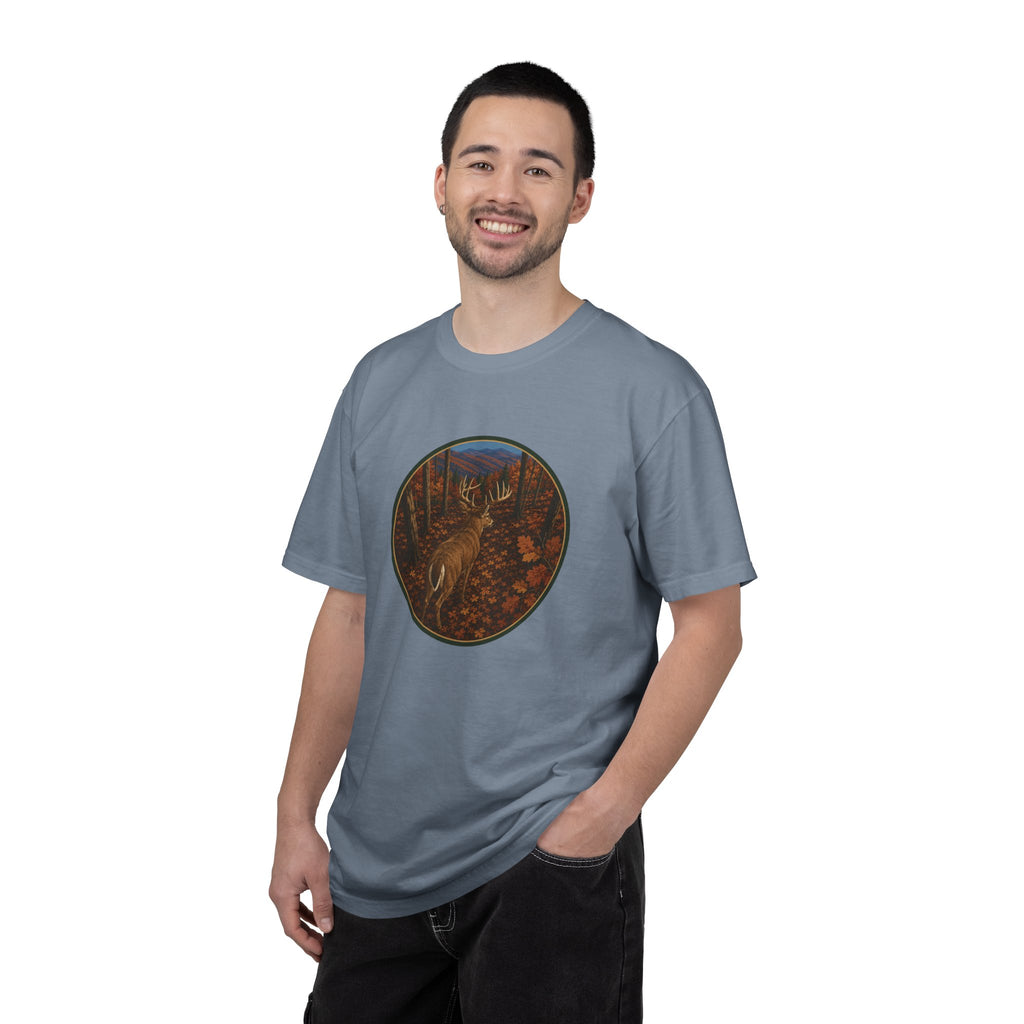 Trophy Whitetail Graphic T-Shirt — Buck in Rut Nature Tee