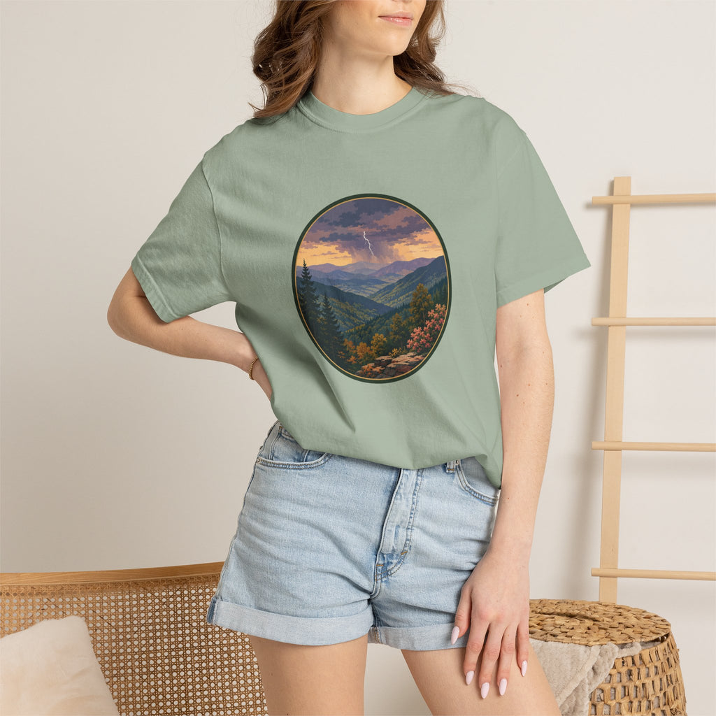 Scenic Blue Ridge Mountain Thunderstorm T-Shirt