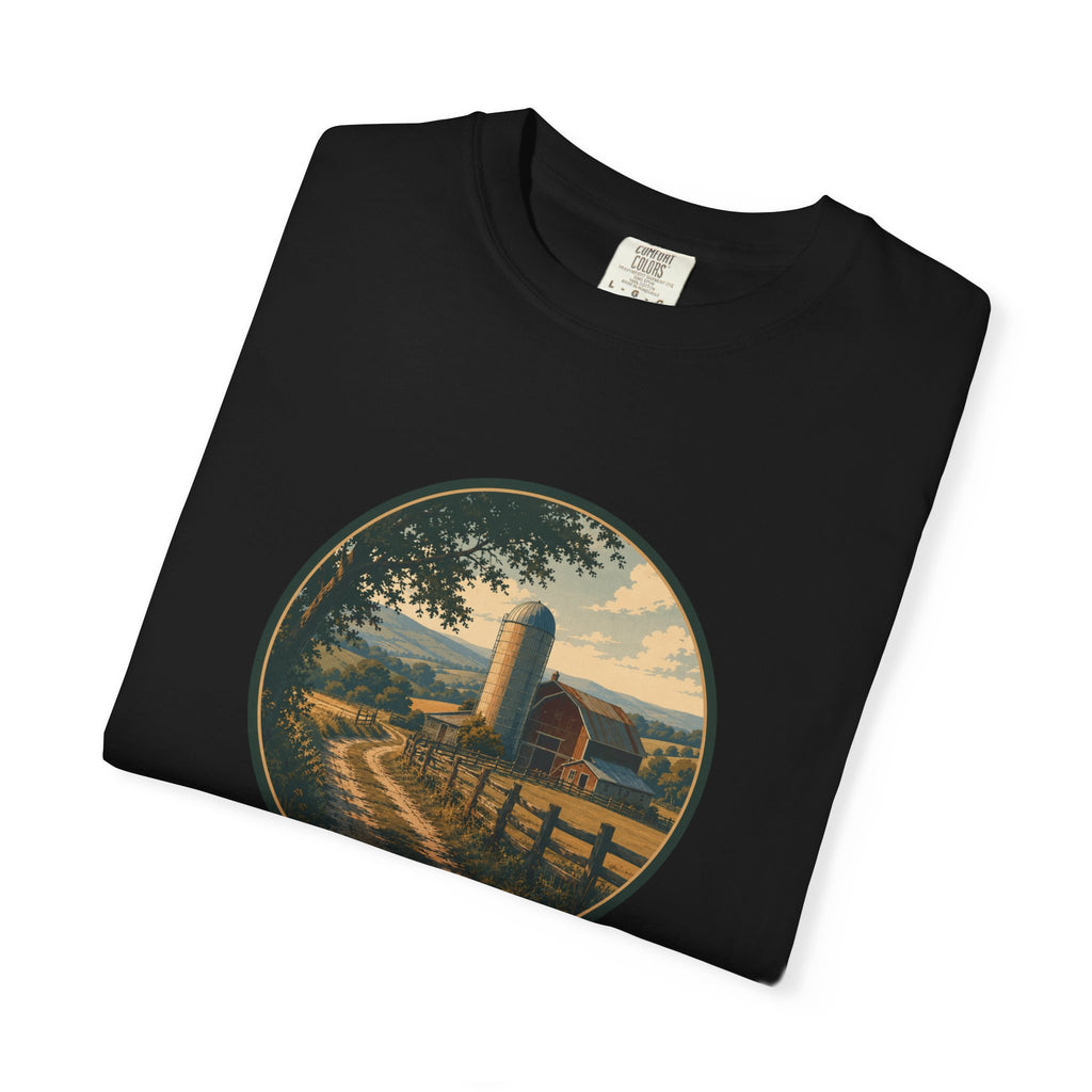 Barn and Farm Country T-Shirt - Vintage Farm Graphic