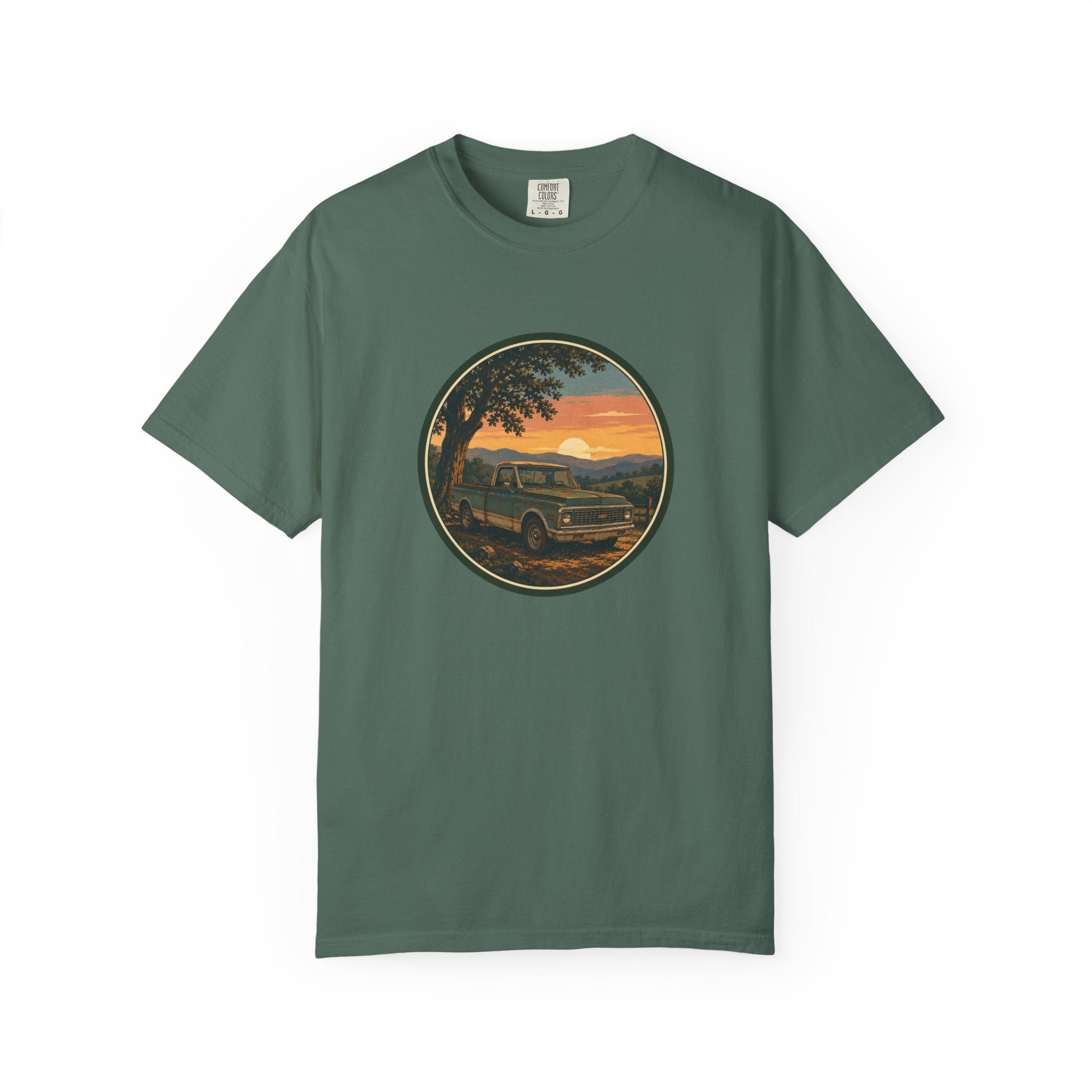 Vintage Pickup Sunset T-Shirt