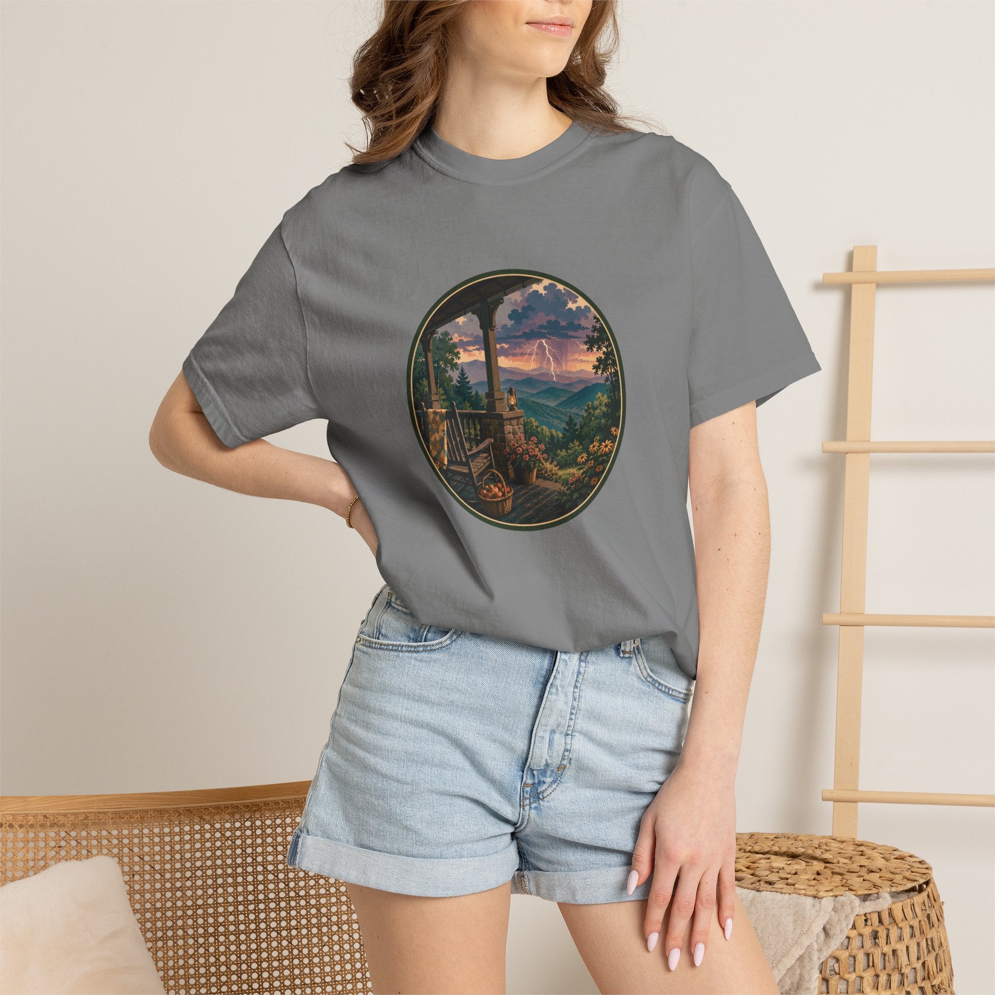 Scenic Mountain Storm T-Shirt
