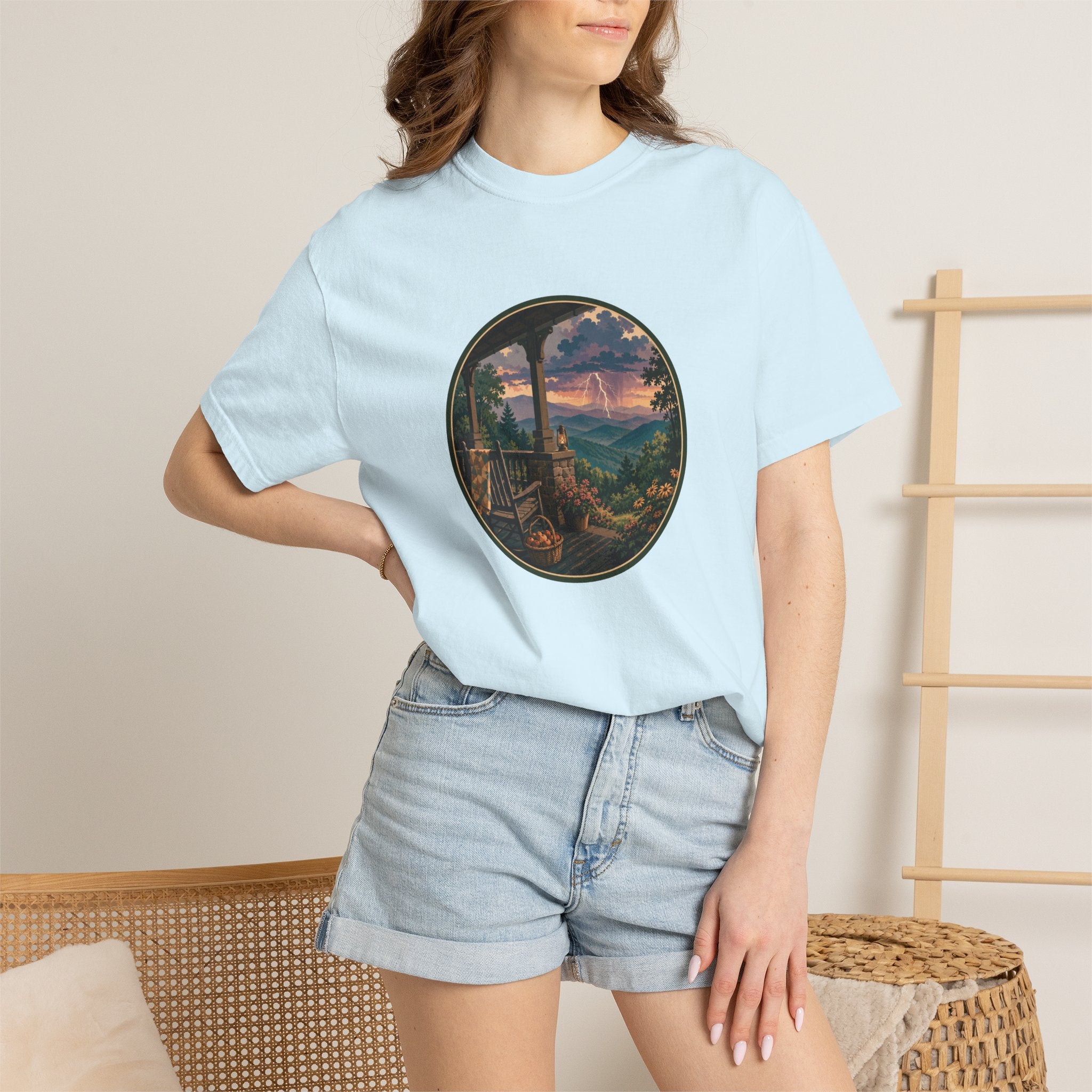 Scenic Mountain Storm T-Shirt