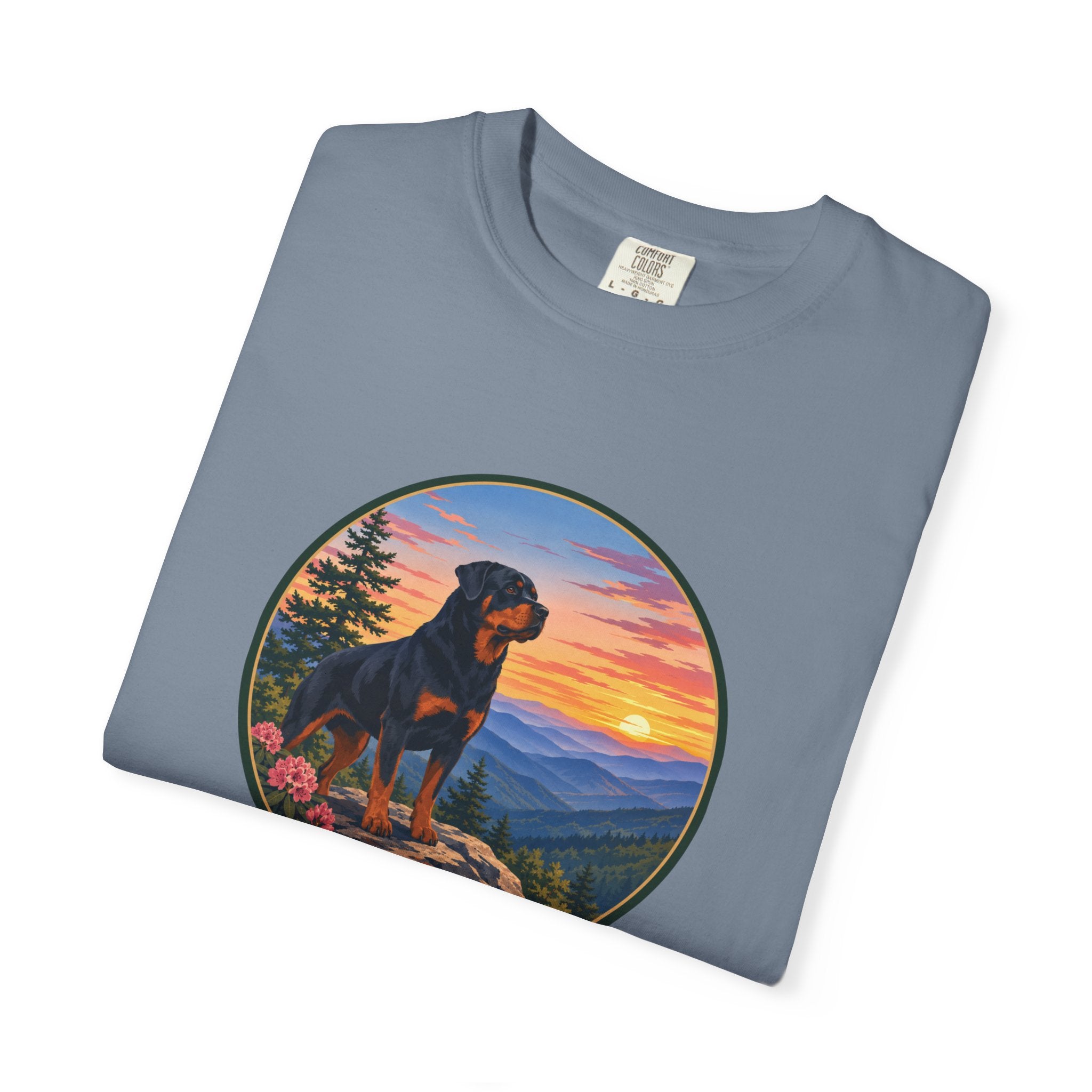 Rottweiler Mountain Sunset T-Shirt