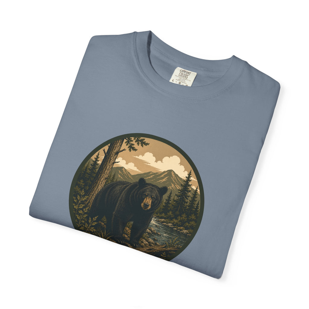 Bear Forest Graphic T-Shirt — Vintage Mountain Wilderness Tee