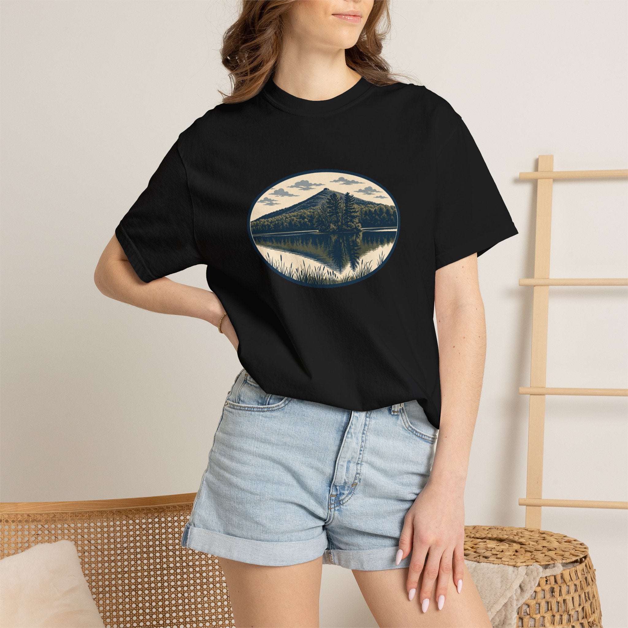 Sharp Top Mountain Reflection T-Shirt