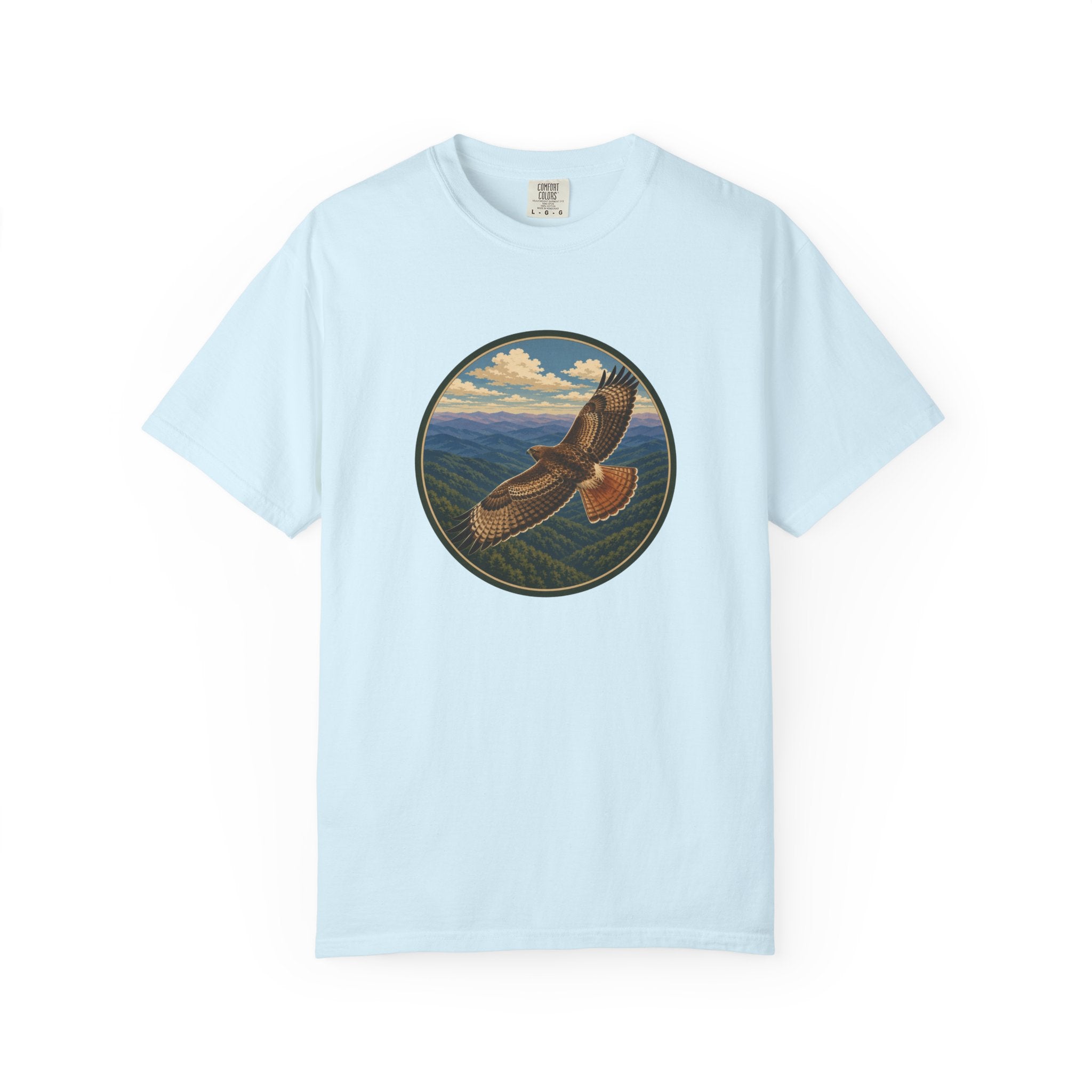 Soaring Hawk T-Shirt — Mountain Flight Graphic Tee