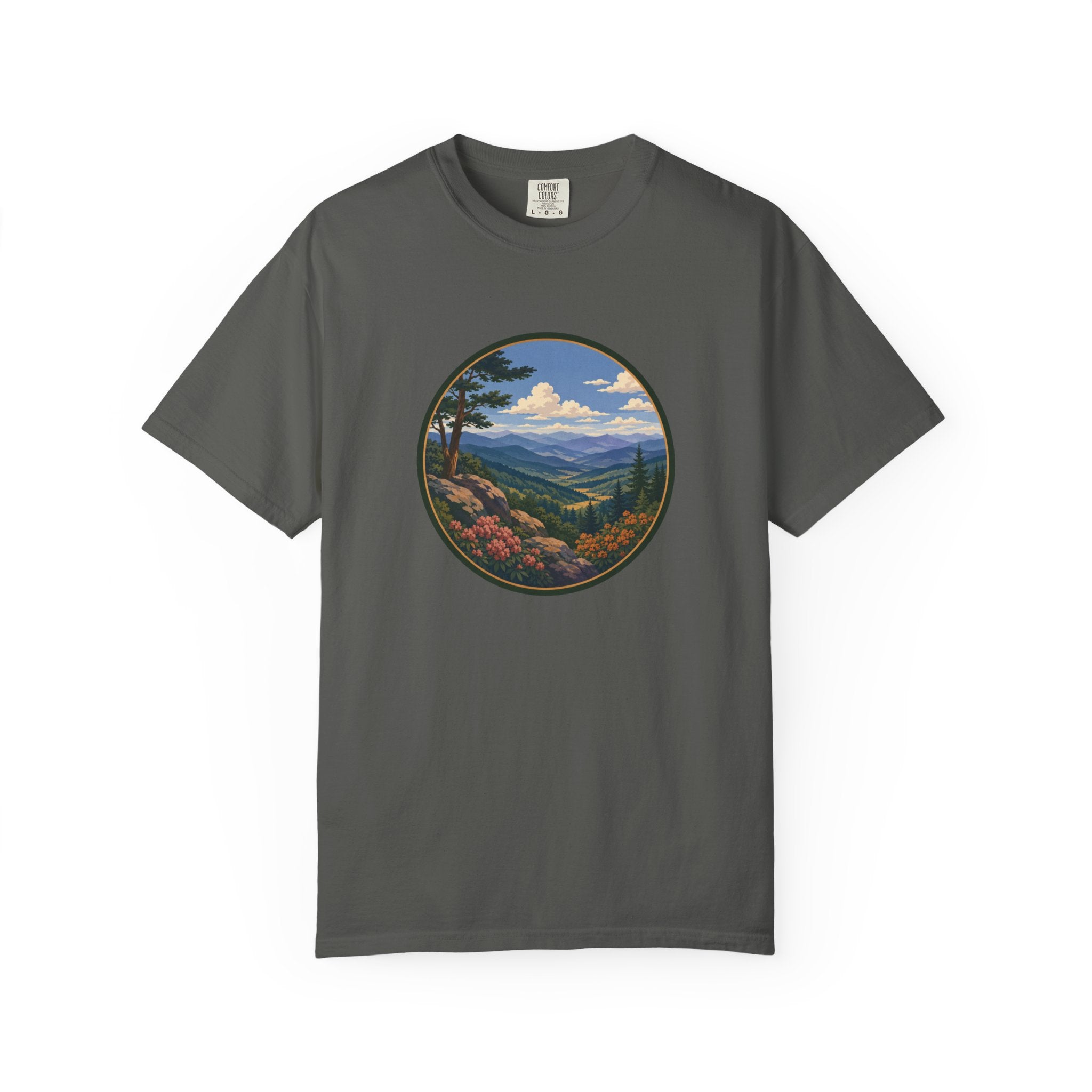 Beautiful Blue Ridge Mountain T-Shirt — Scenic Mountain Landscape Graphic Tee