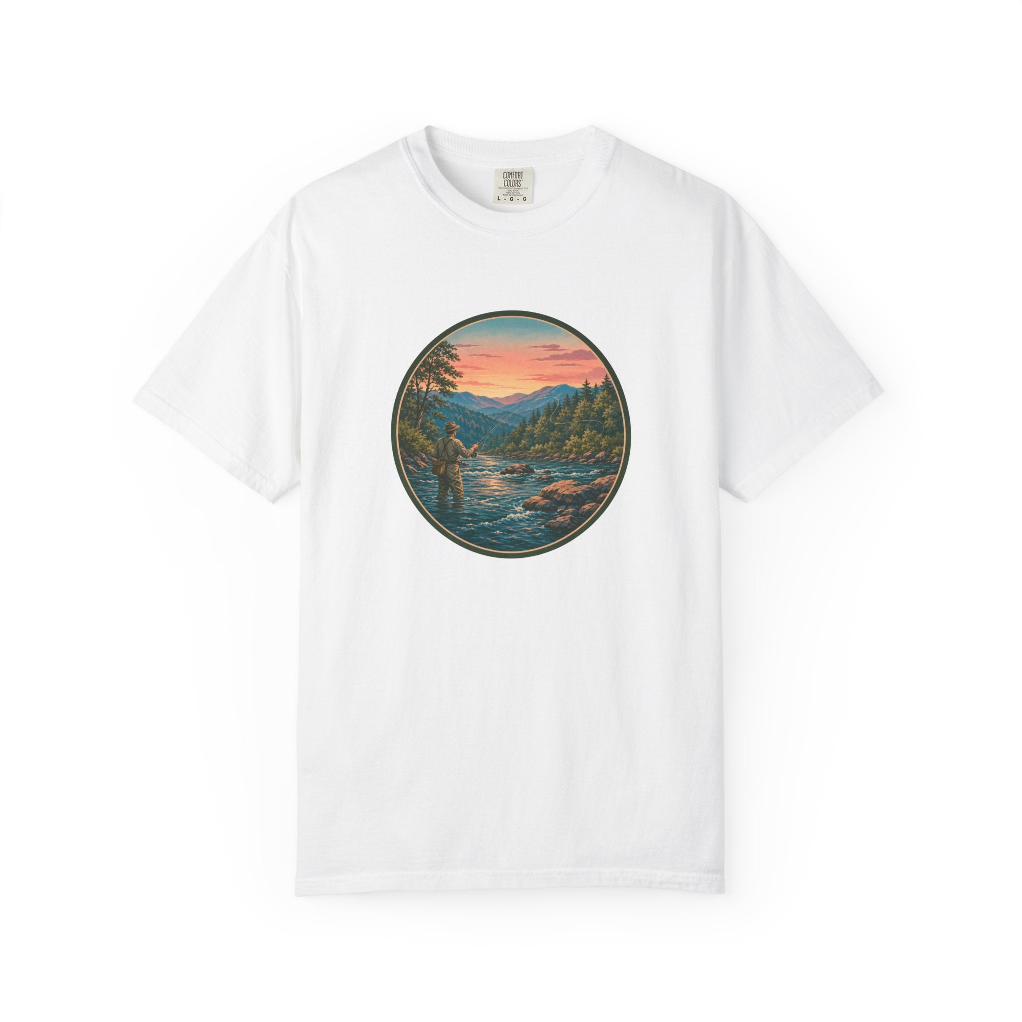 Sunset River Fly Fishing T-Shirt