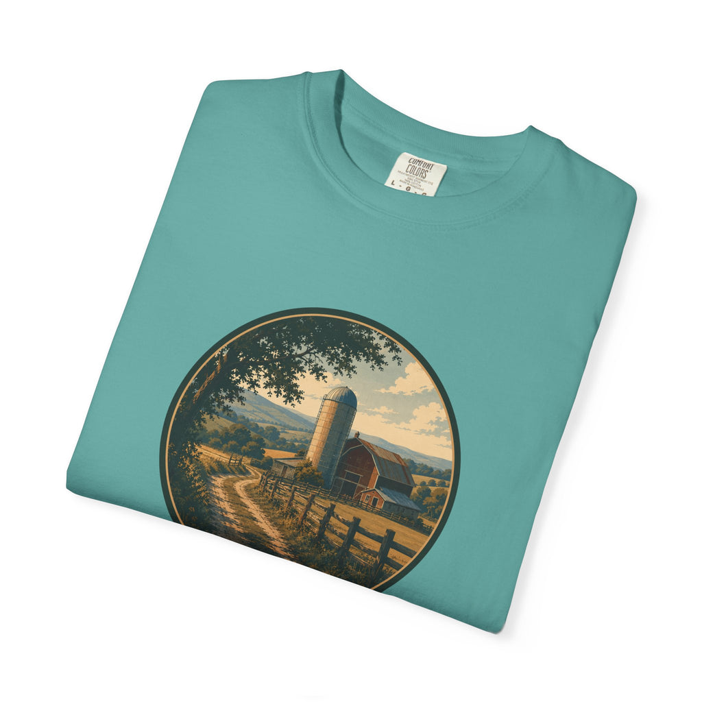 Barn and Farm Country T-Shirt - Vintage Farm Graphic