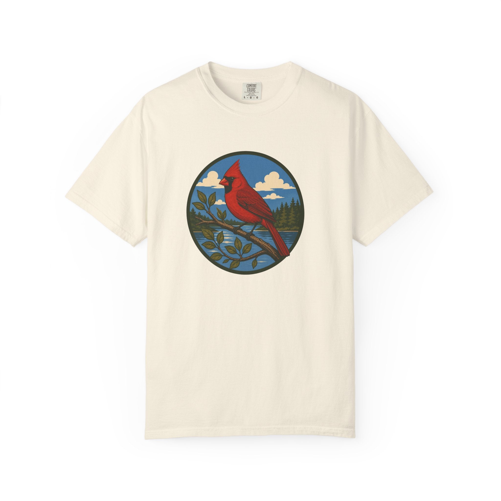Cardinal Nature T-Shirt — Red Cardinal Bird Graphic Tee