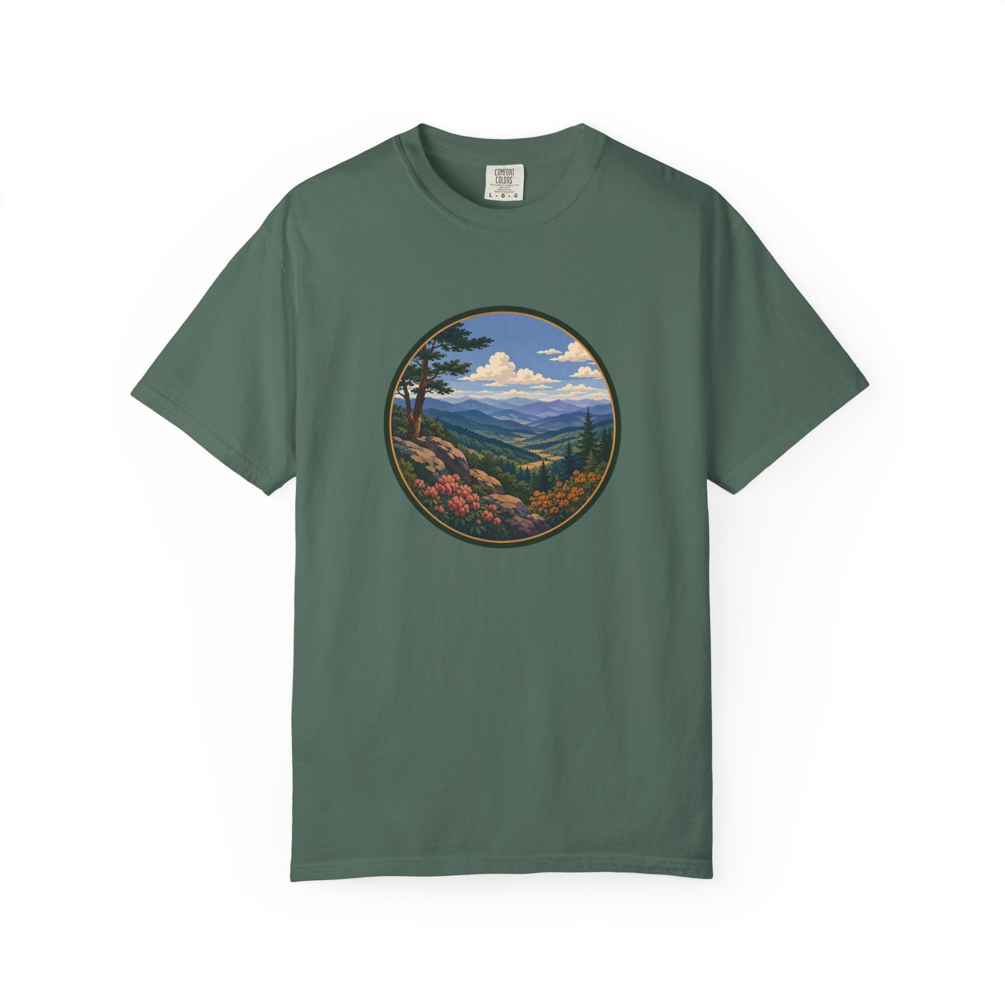 Beautiful Blue Ridge Mountain T-Shirt — Scenic Mountain Landscape Graphic Tee