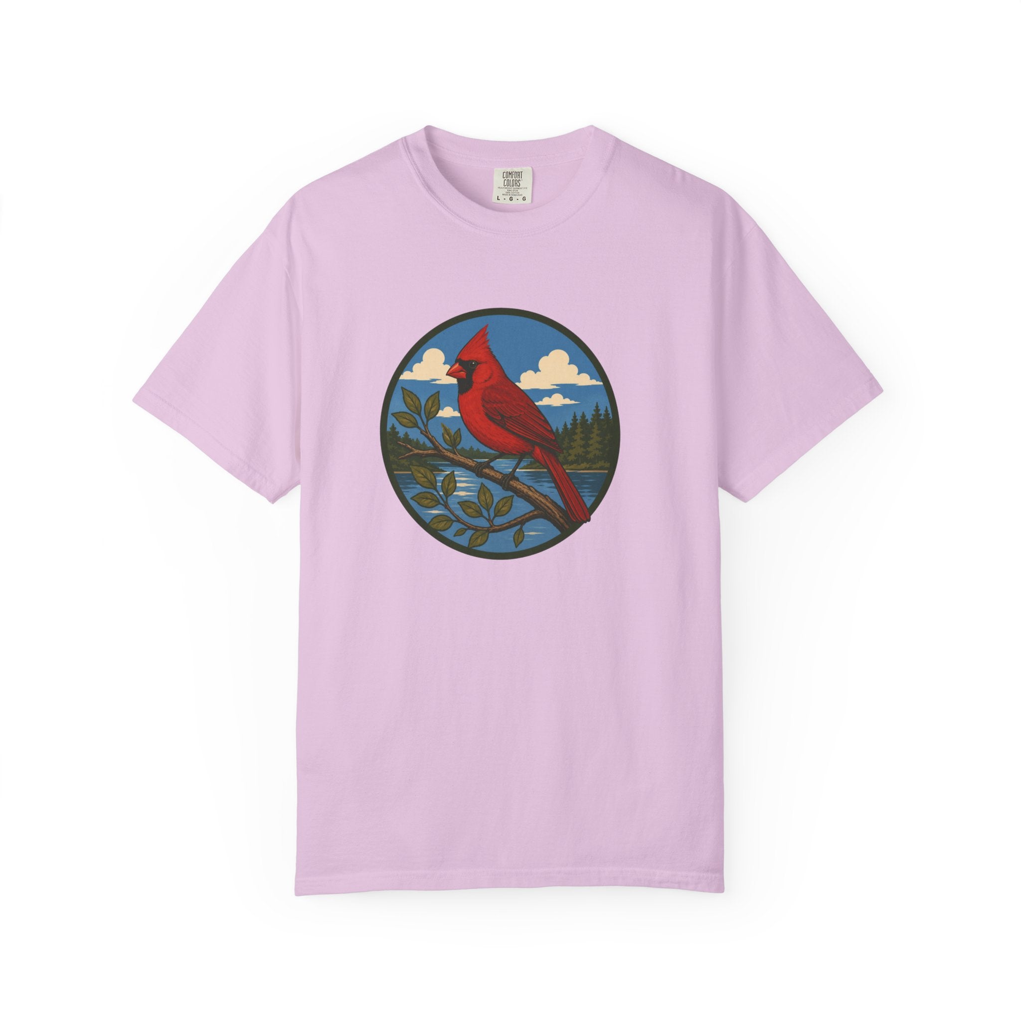 Cardinal Nature T-Shirt — Red Cardinal Bird Graphic Tee