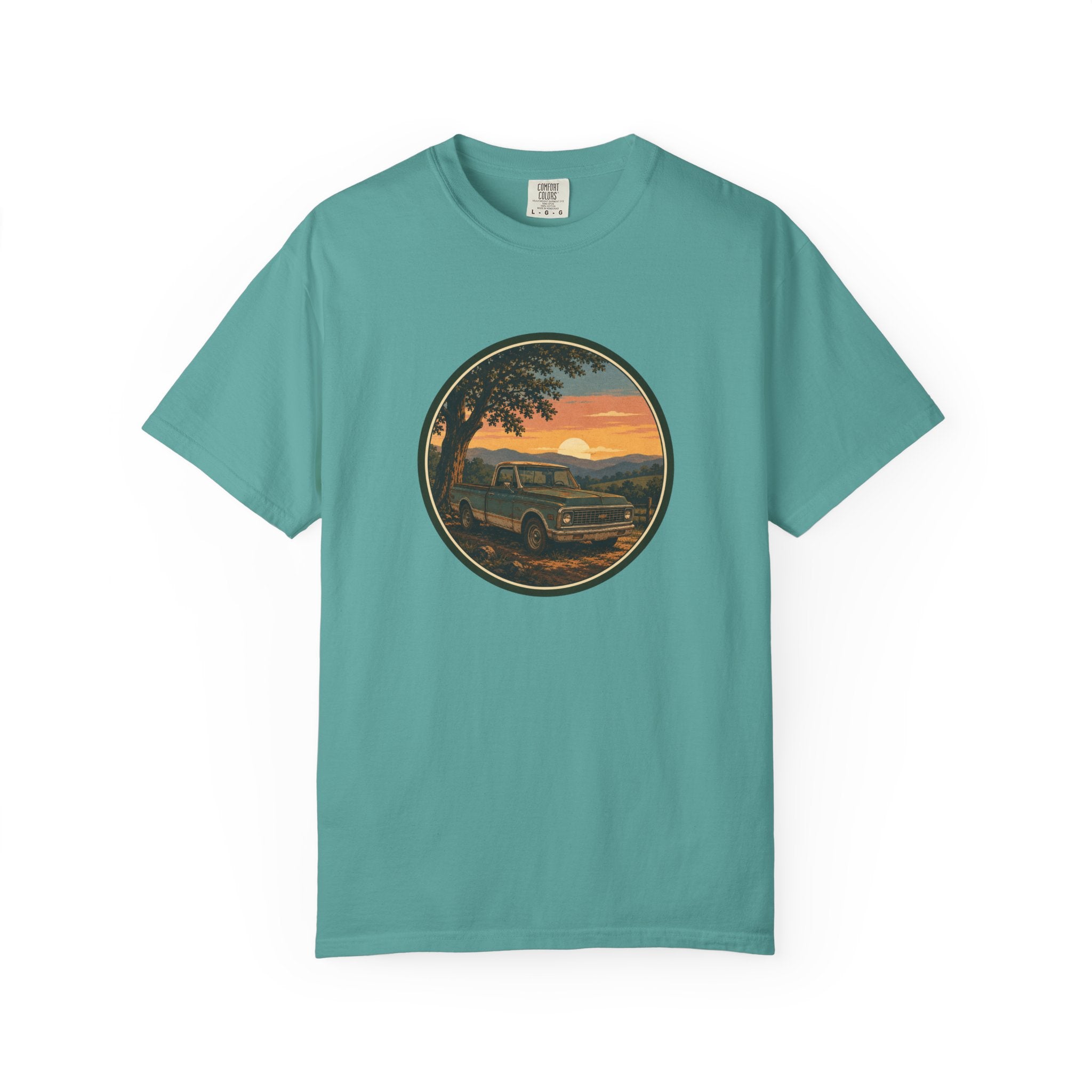 Vintage Pickup Sunset T-Shirt
