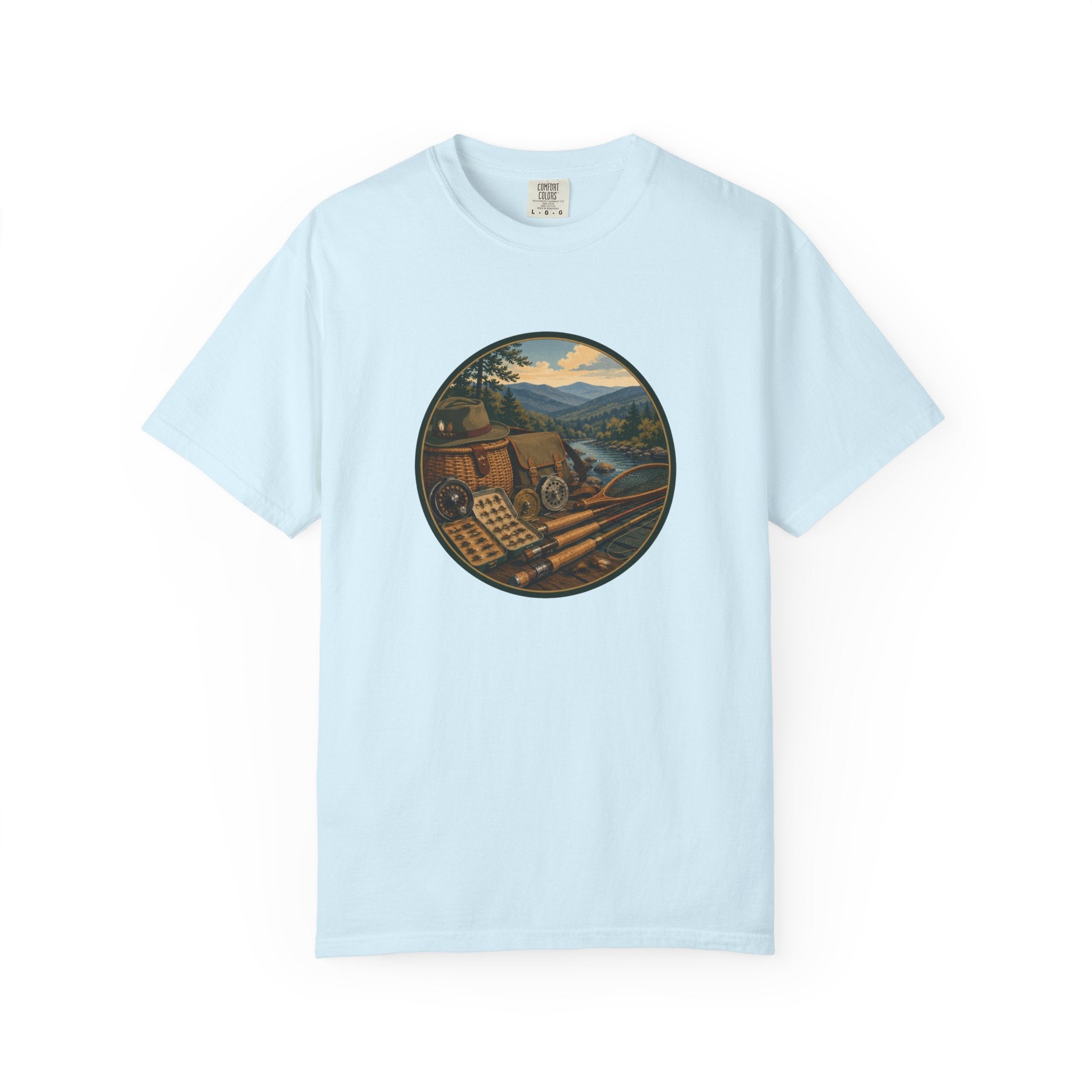 Vintage Fly Fishing T-Shirt — Retro Outdoors Graphic Tee