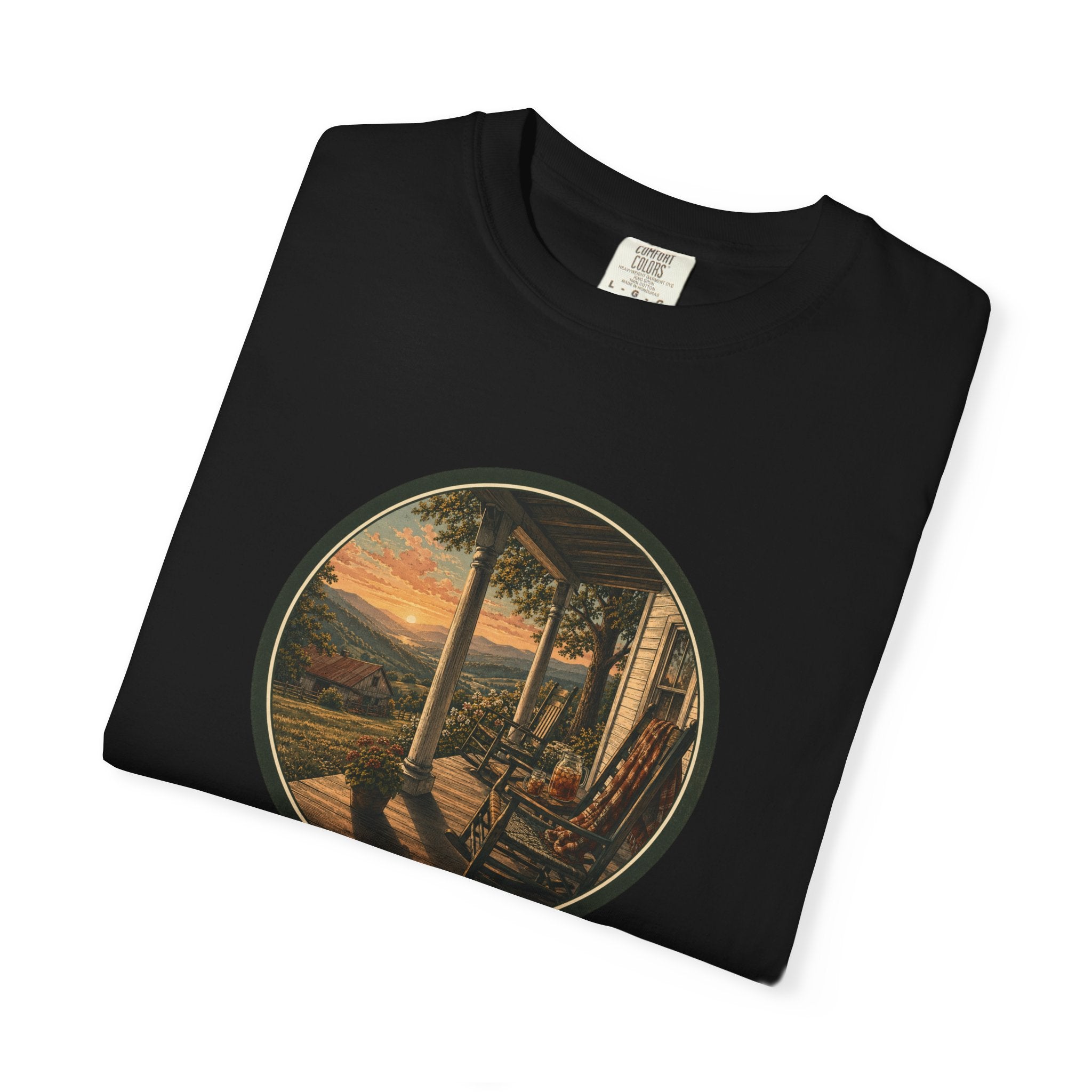 Scenic Porch Sunset T-Shirt