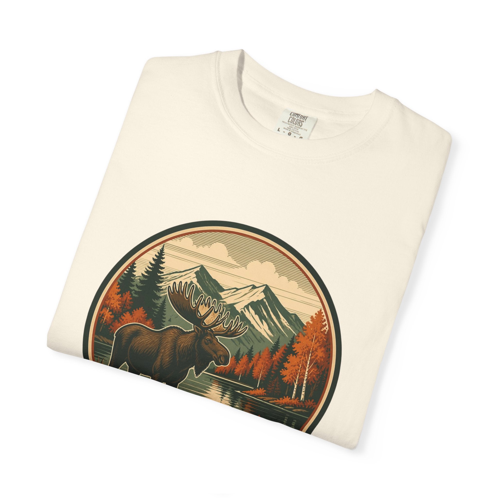 Moose Mountain Scenic T‑Shirt — Vintage Wilderness Camp Tee