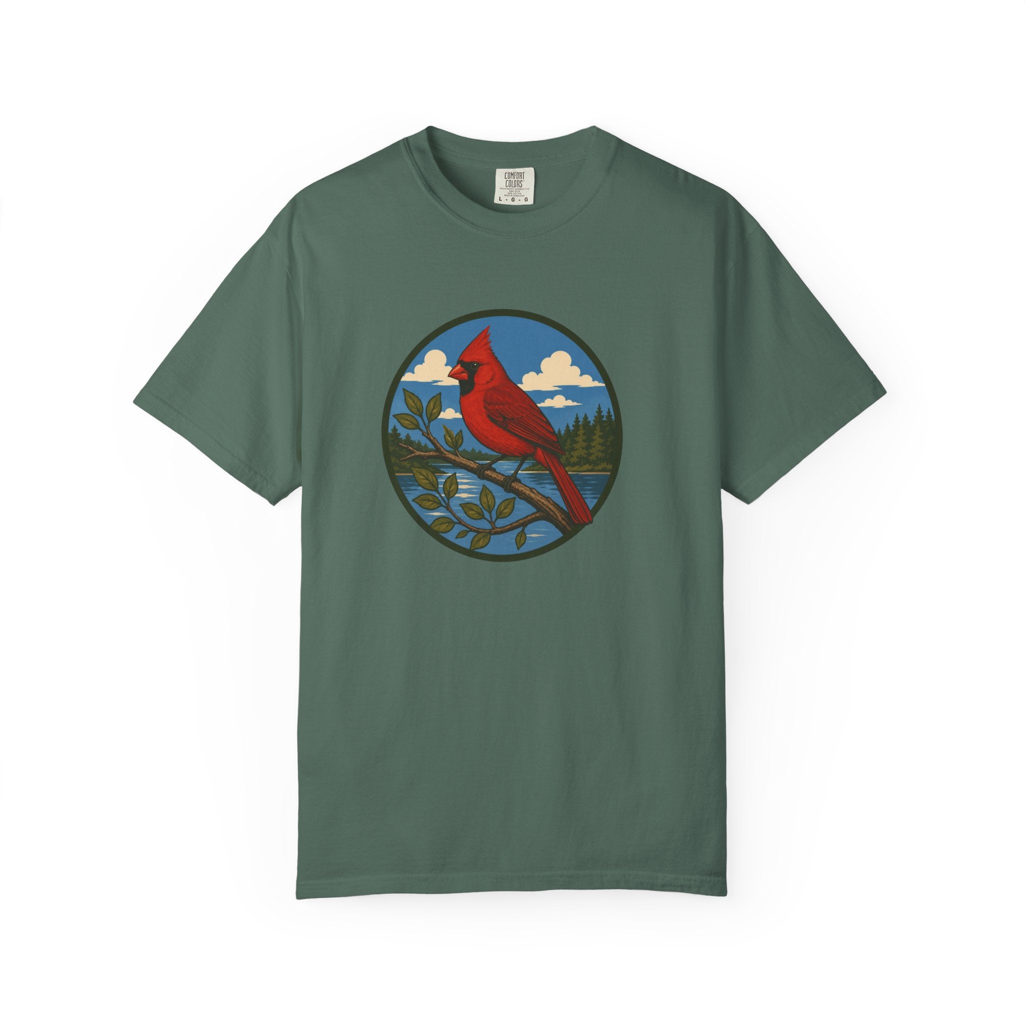 Cardinal Nature T-Shirt — Red Cardinal Bird Graphic Tee