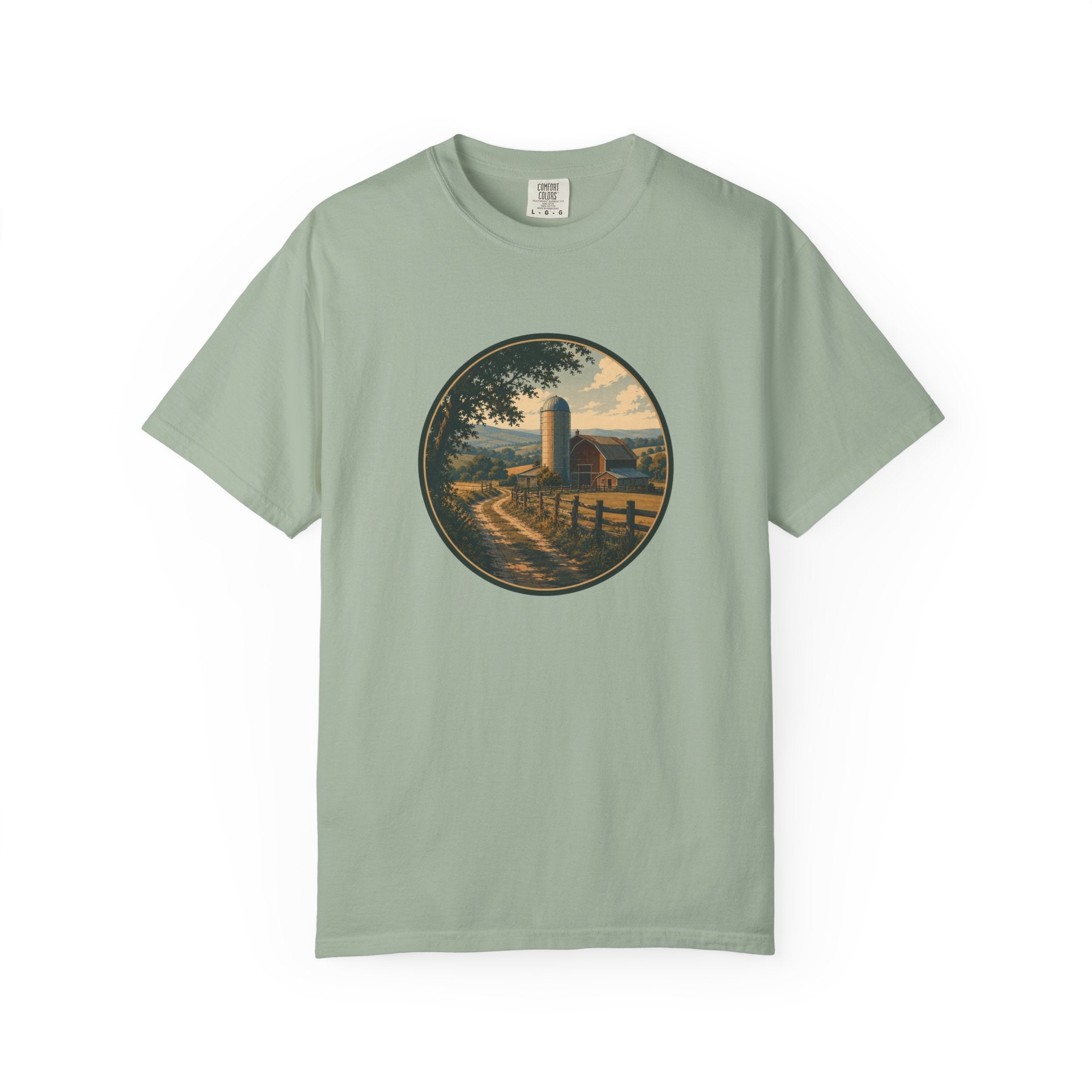 Barn and Farm Country T-Shirt - Vintage Farm Graphic