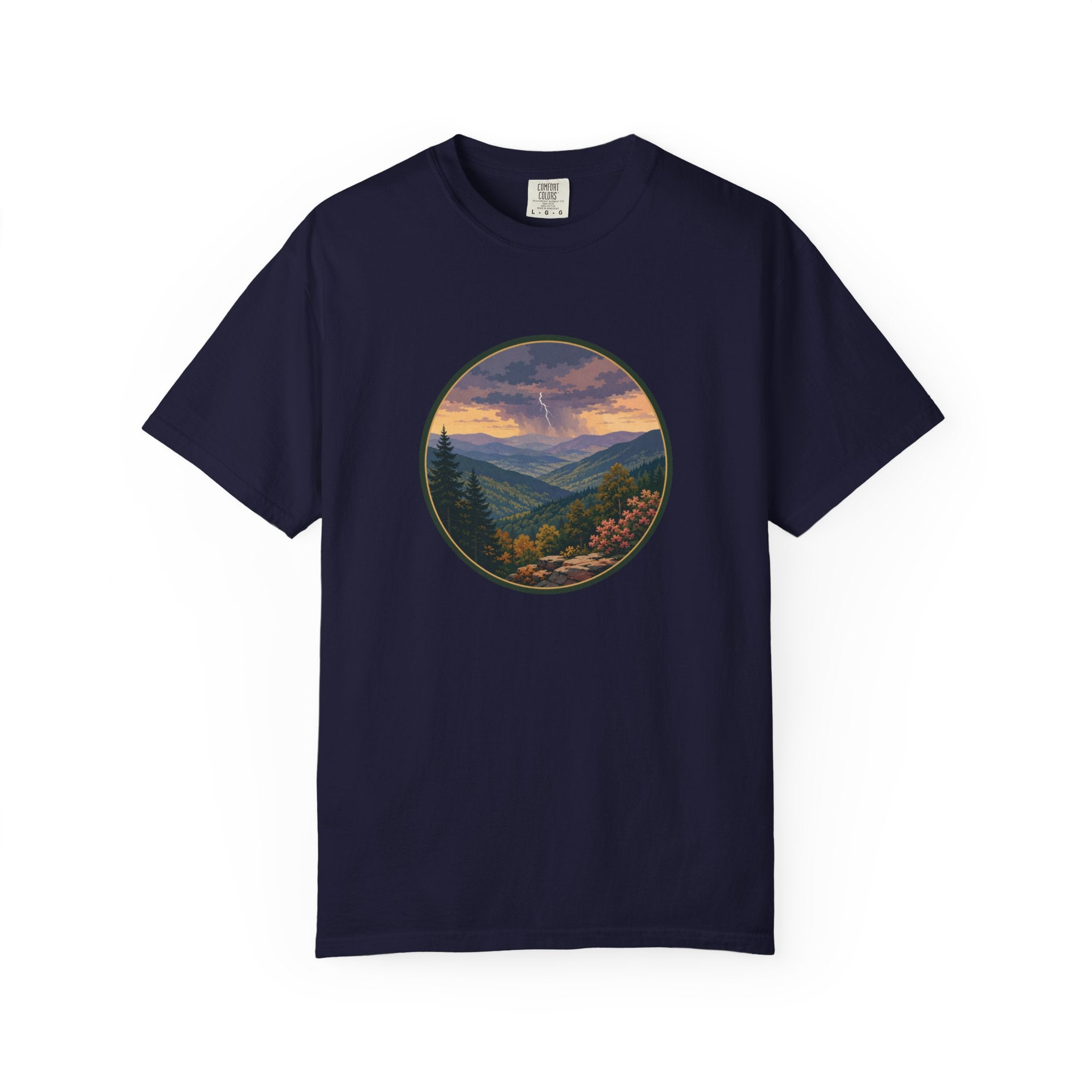 Scenic Blue Ridge Mountain Thunderstorm T-Shirt