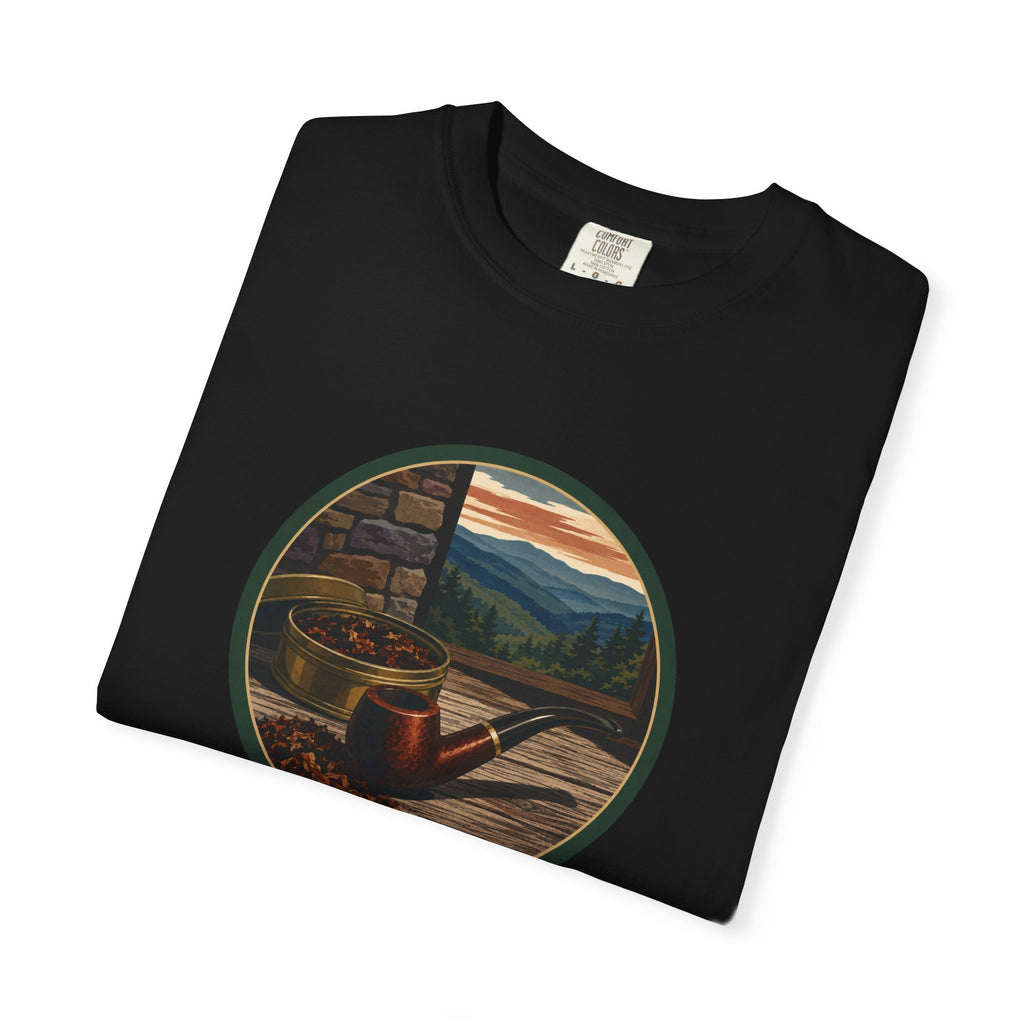 Vintage Tobacco Pipe Circle T-Shirt