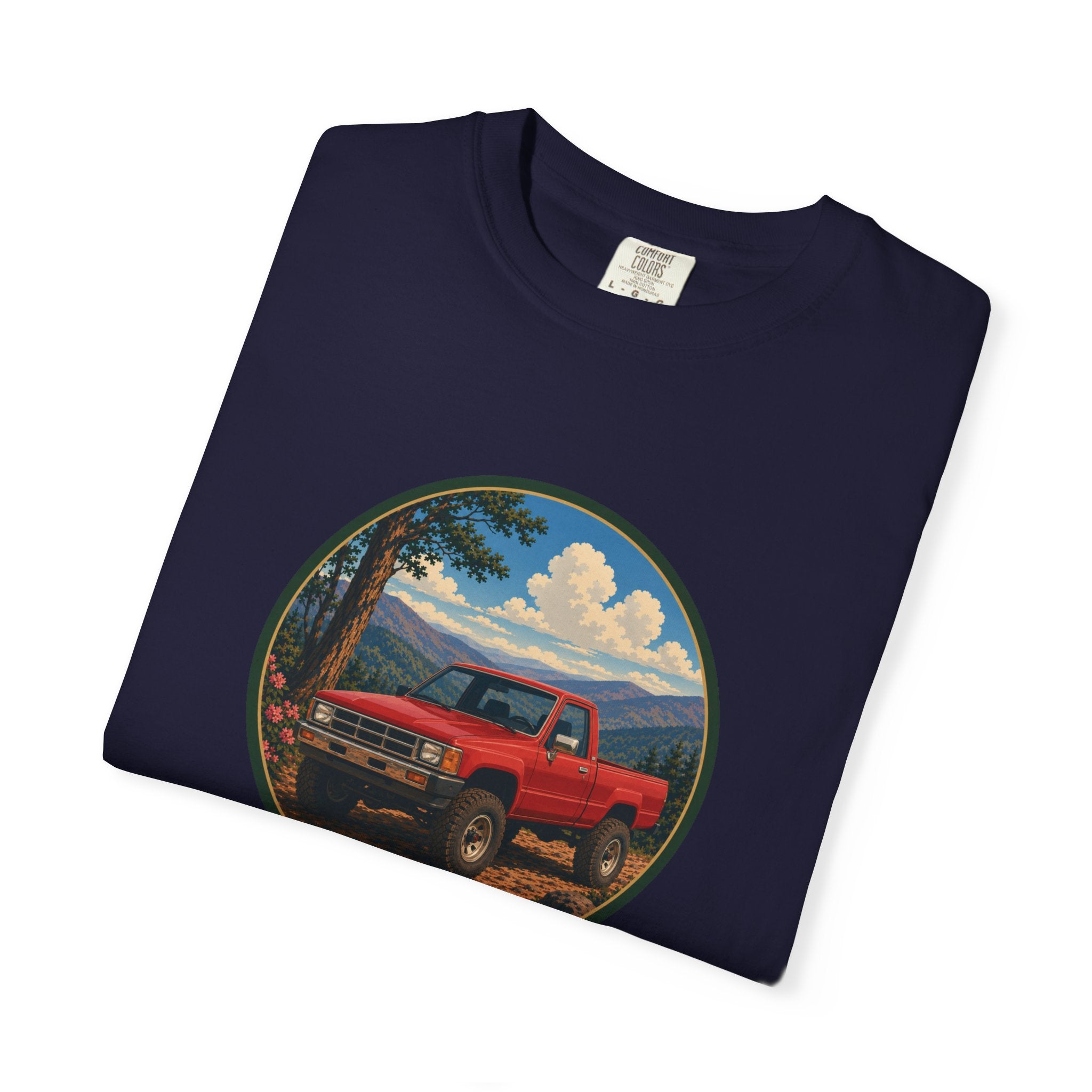 Adventure Truck T-Shirt — Vintage Red 4x4 Off-Road Graphic Tee