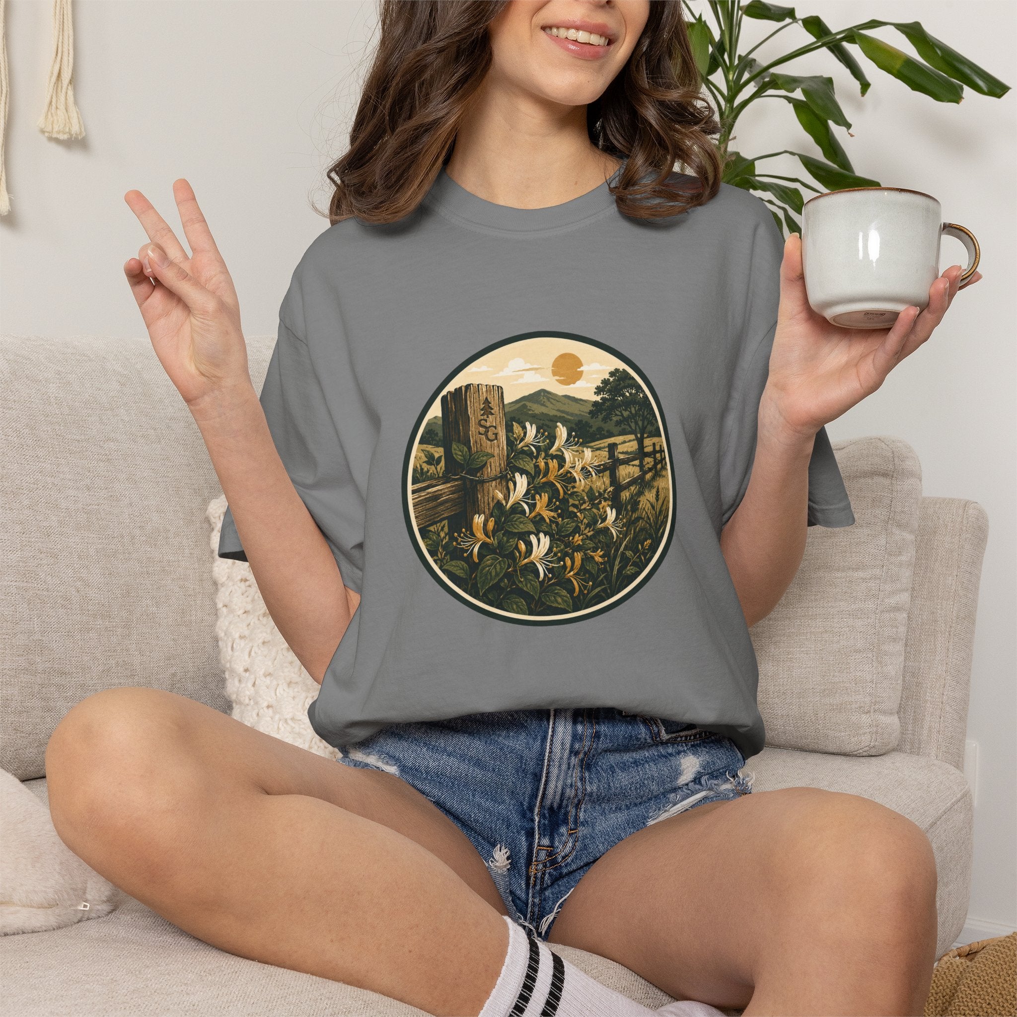 Vintage Country Garden T-Shirt