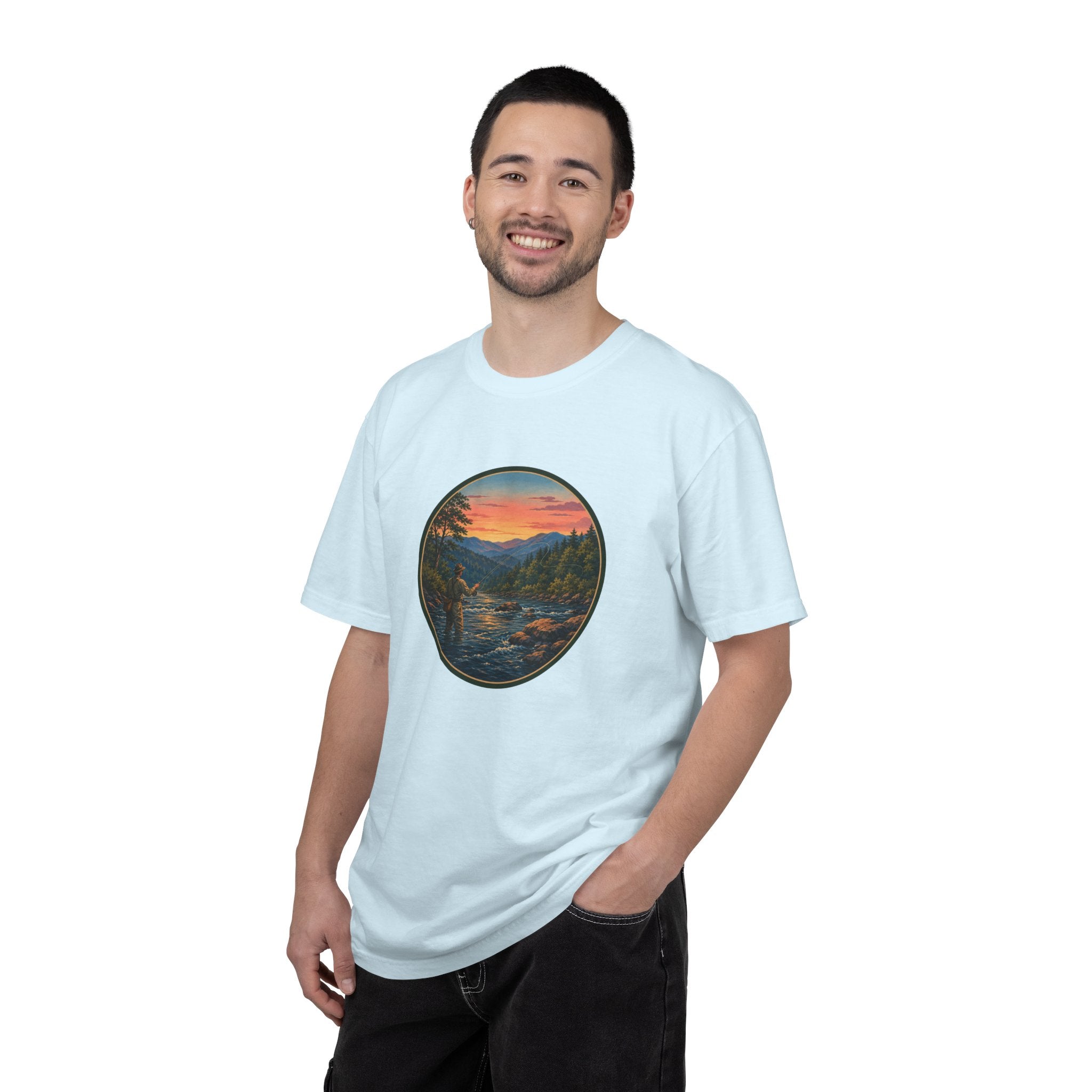 Sunset River Fly Fishing T-Shirt