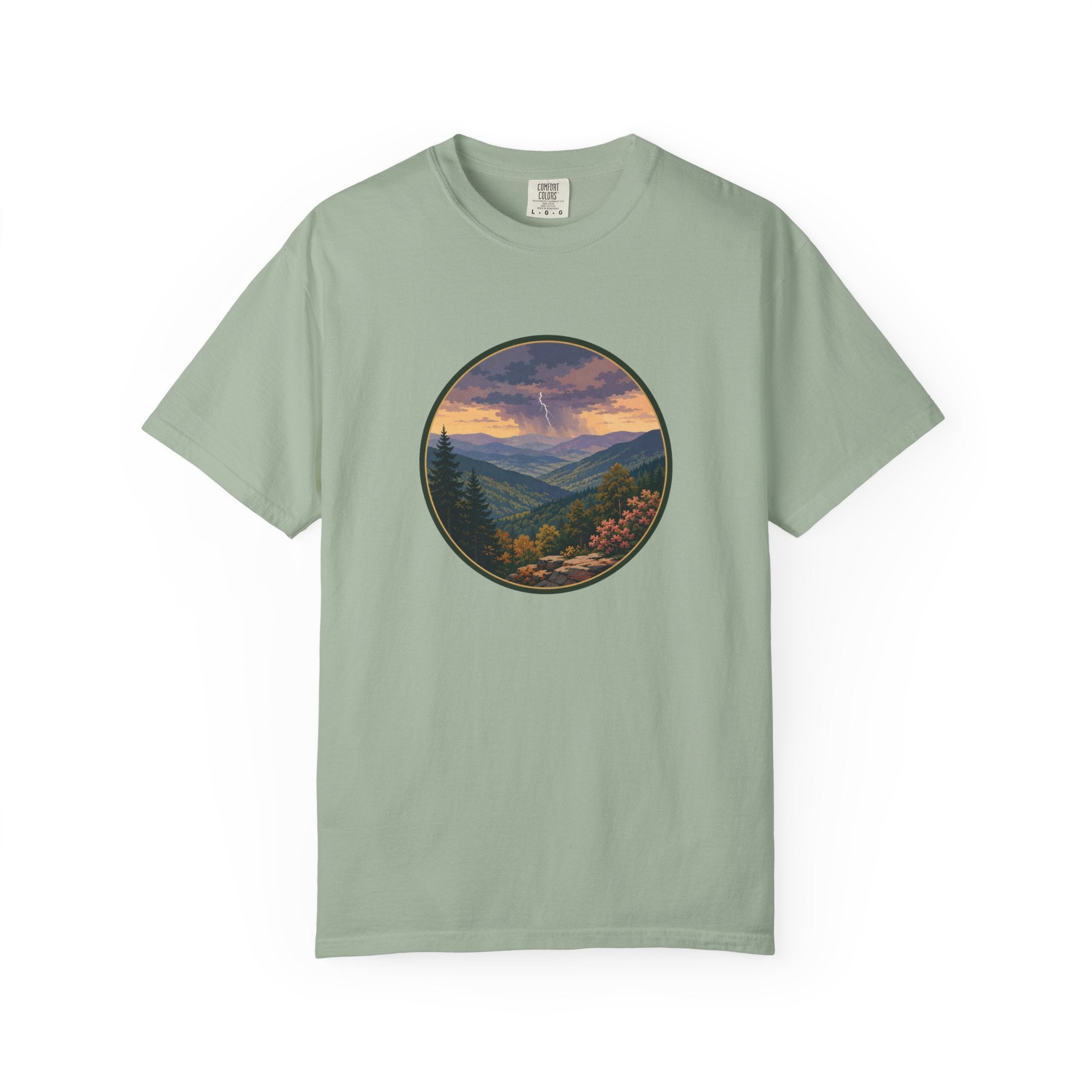 Scenic Blue Ridge Mountain Thunderstorm T-Shirt